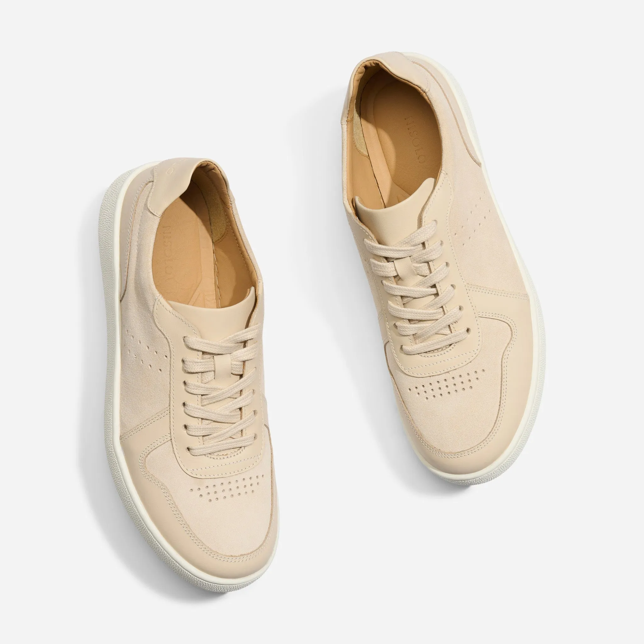 Bria Go-To Court Sneaker Bone -NISOLO