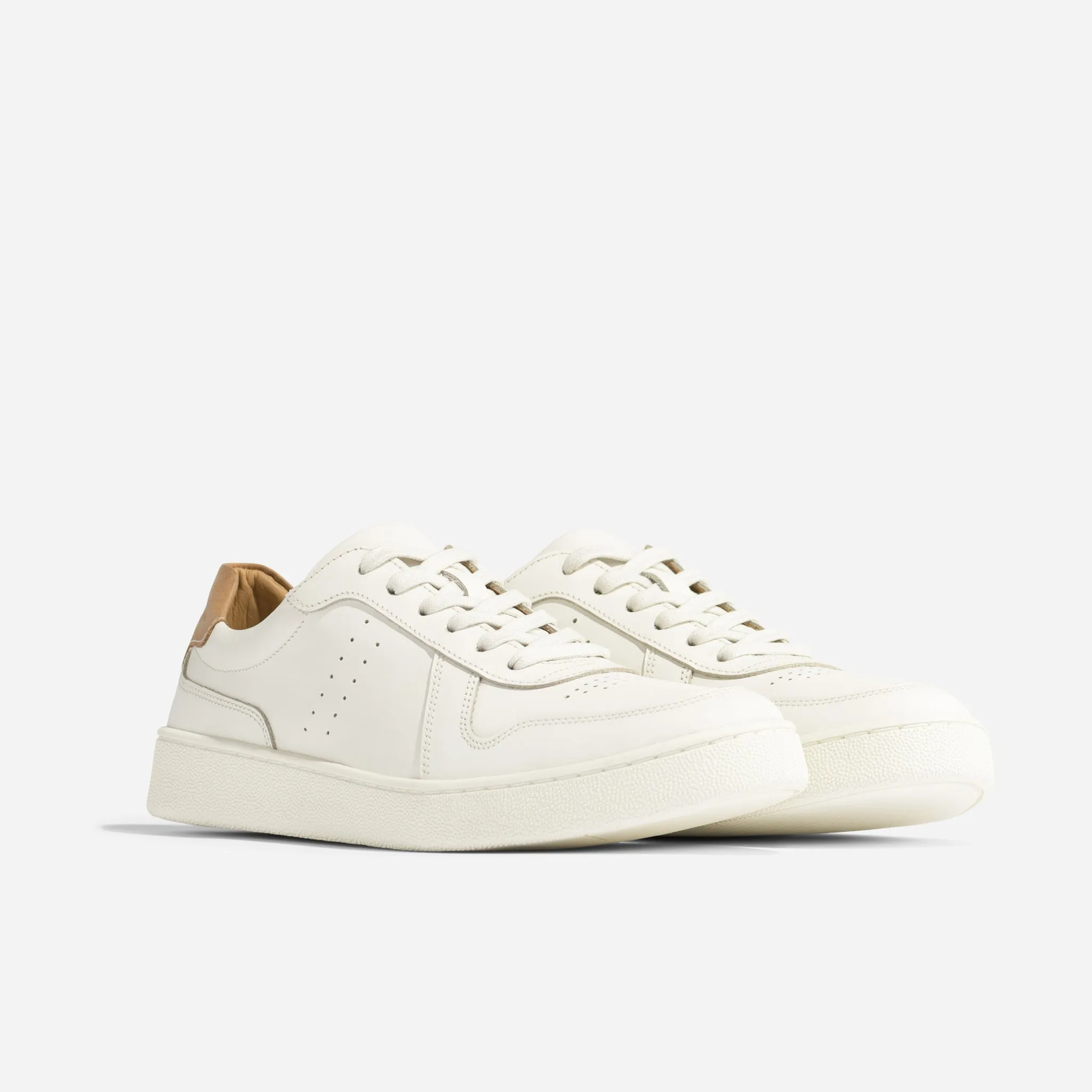 Bria Go-To Court Sneaker White -NISOLO