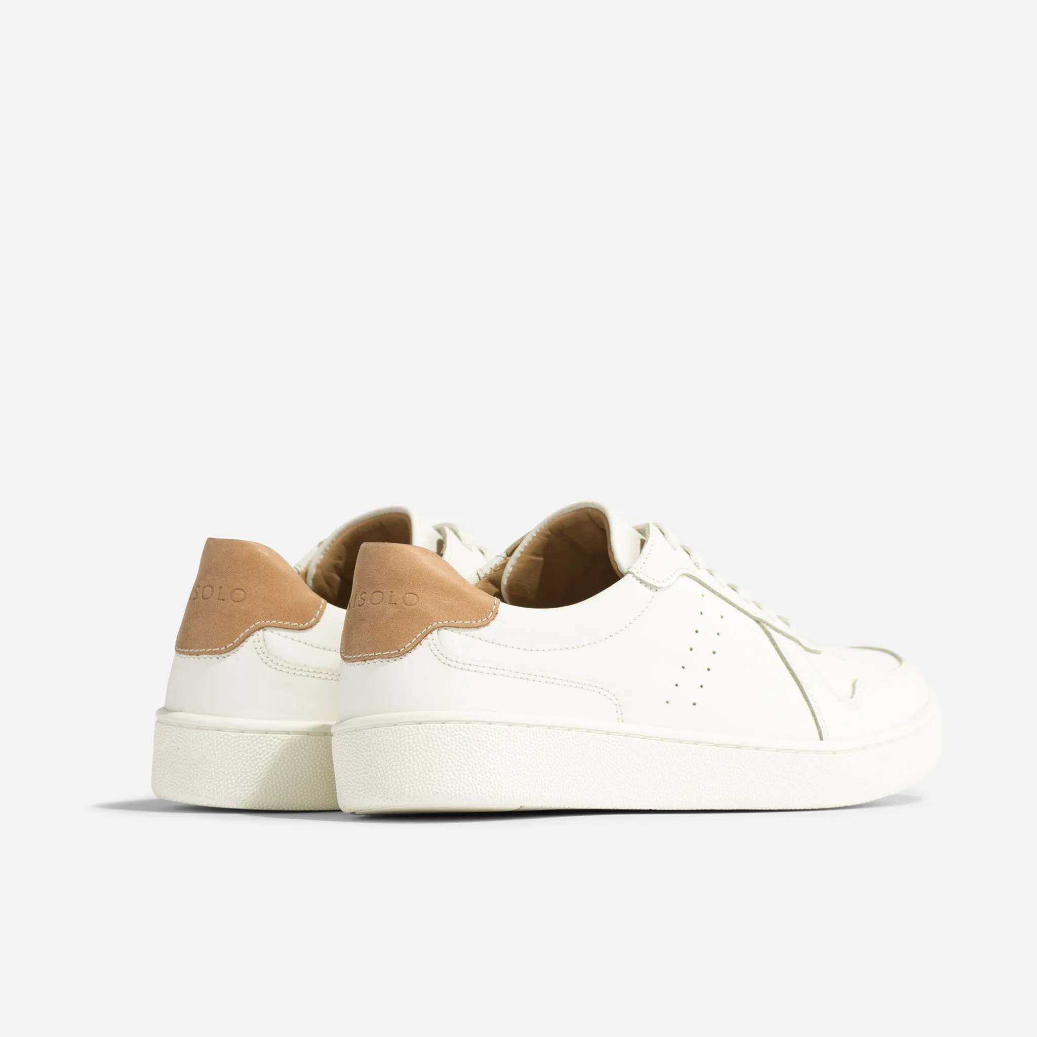 Bria Go-To Court Sneaker White -NISOLO