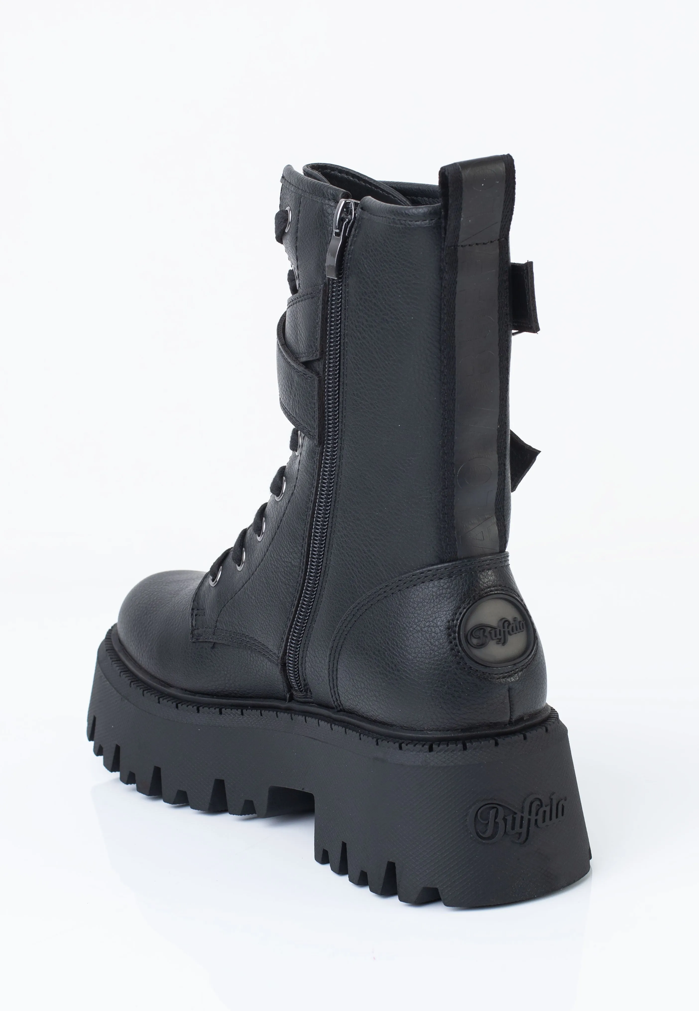 Buffalo - Aspen Biker Vegan Nappa Black - Girl Shoes