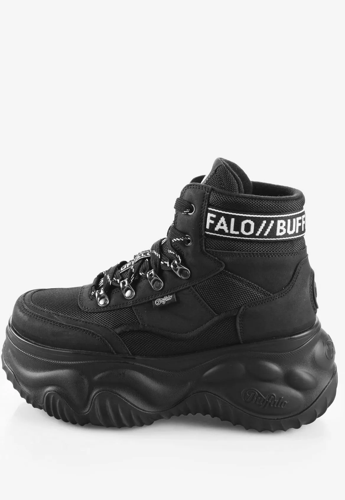 Buffalo - Blader Hiking Vegan Nubuck/Nylon Black - Girl Shoes