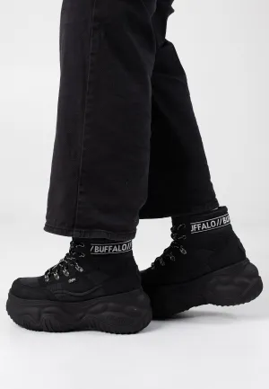 Buffalo - Blader Hiking Vegan Nubuck/Nylon Black - Girl Shoes