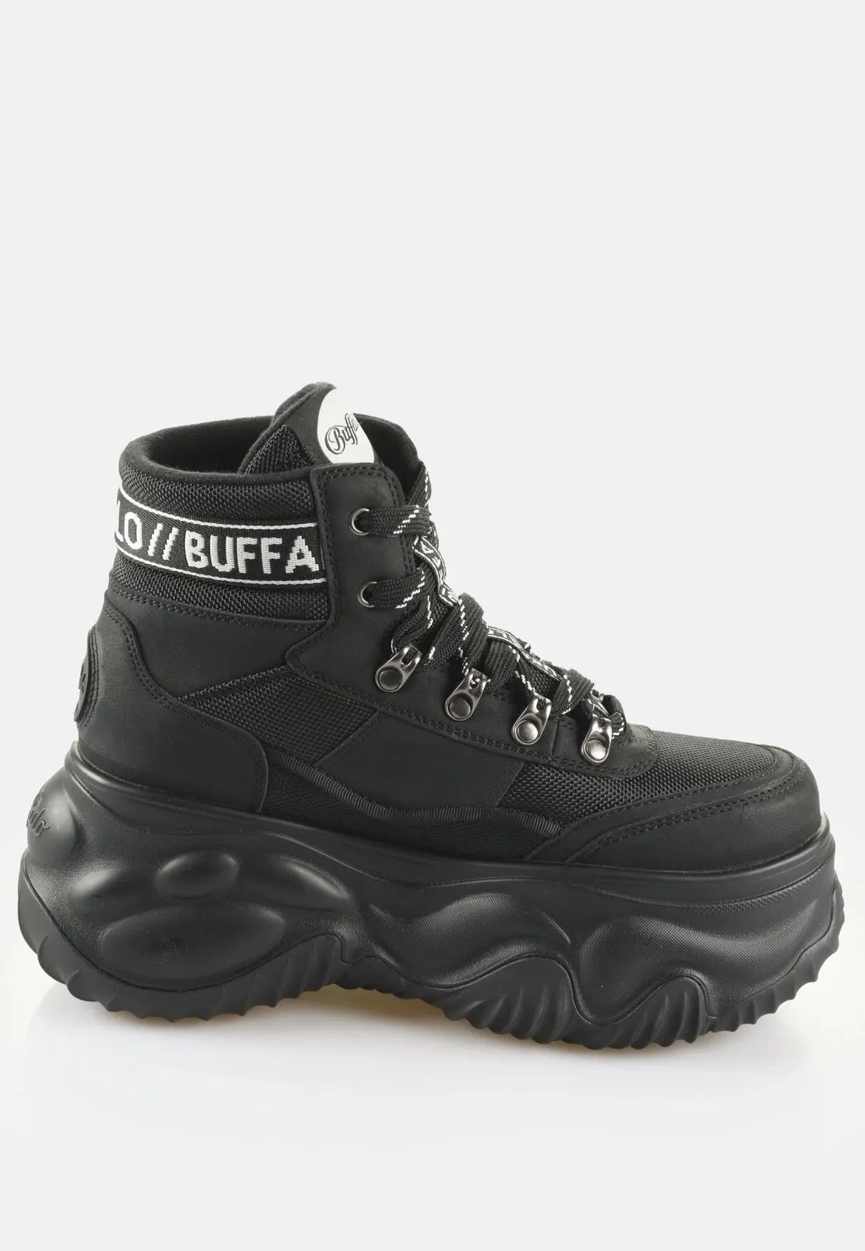 Buffalo - Blader Hiking Vegan Nubuck/Nylon Black - Girl Shoes