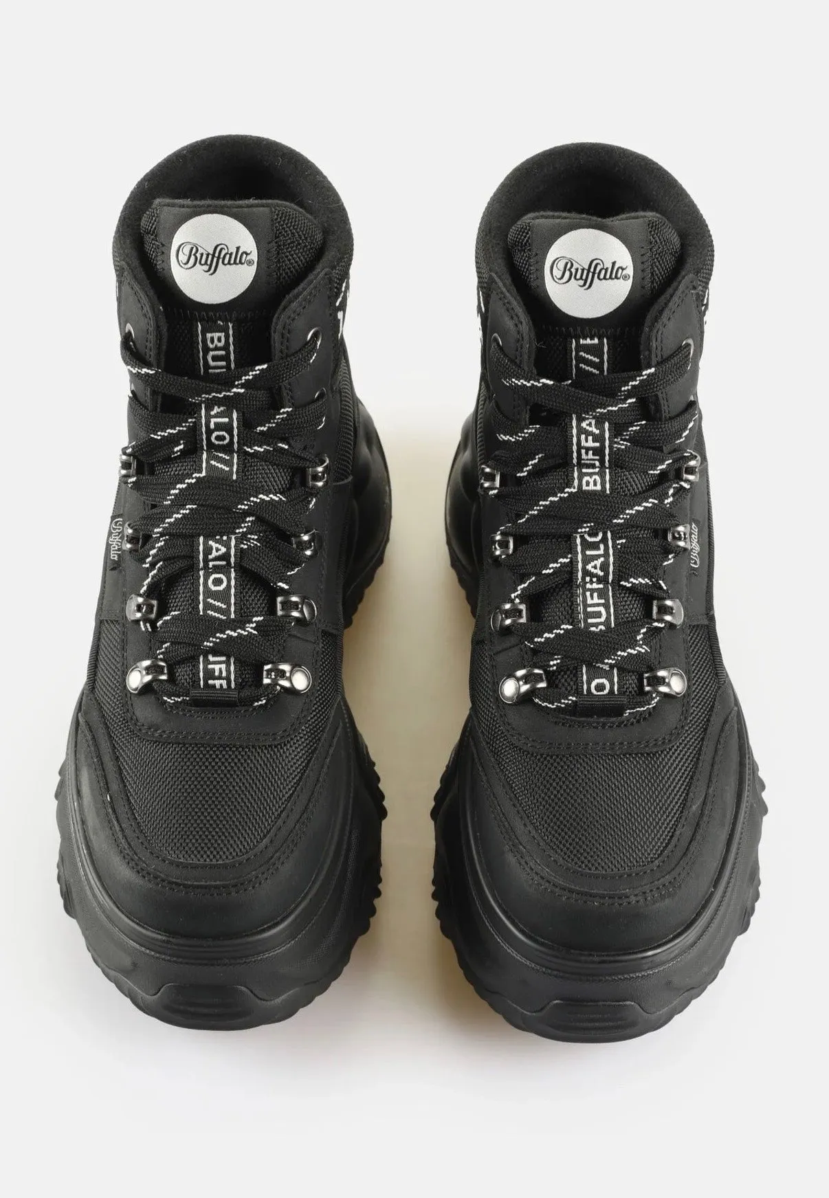 Buffalo - Blader Hiking Vegan Nubuck/Nylon Black - Girl Shoes