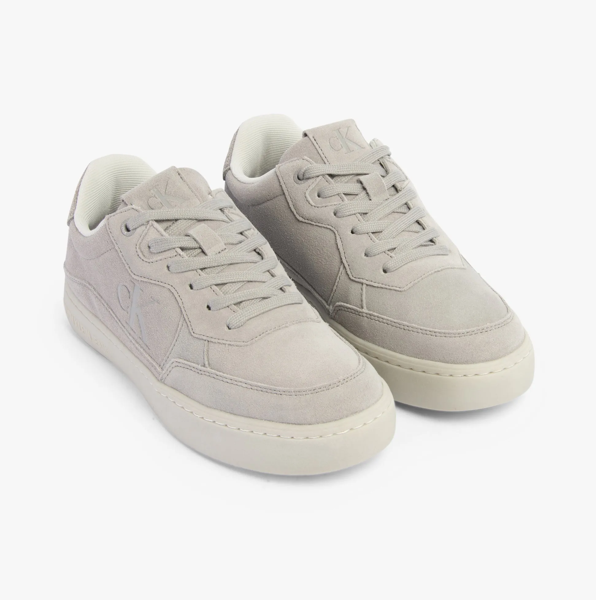 Calvin Klein CLASSIC CUPSOLE ICON Mens Trainers Formal Grey/Oyster Mushroom