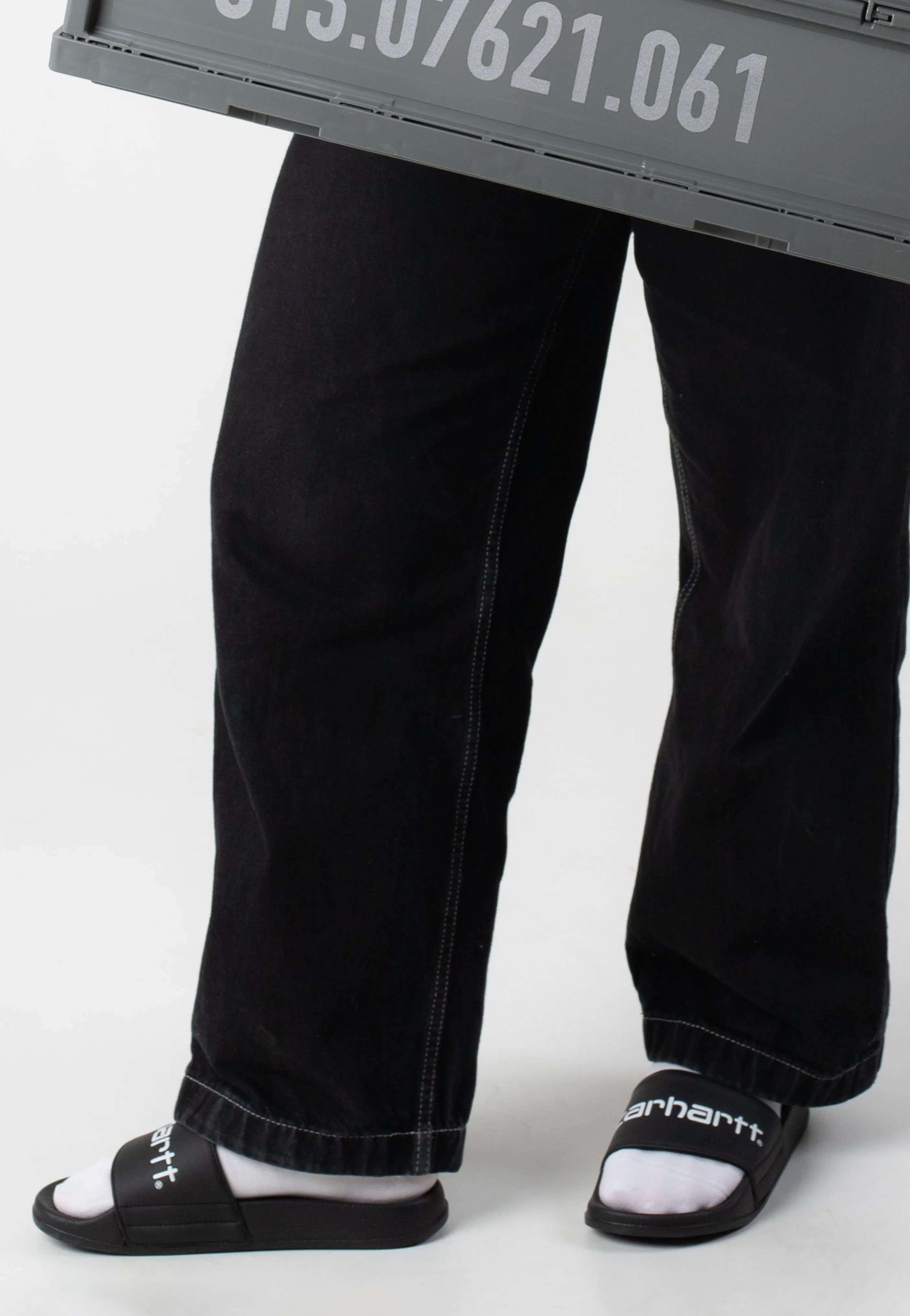 Carhartt WIP - WIP Black/White - Slides