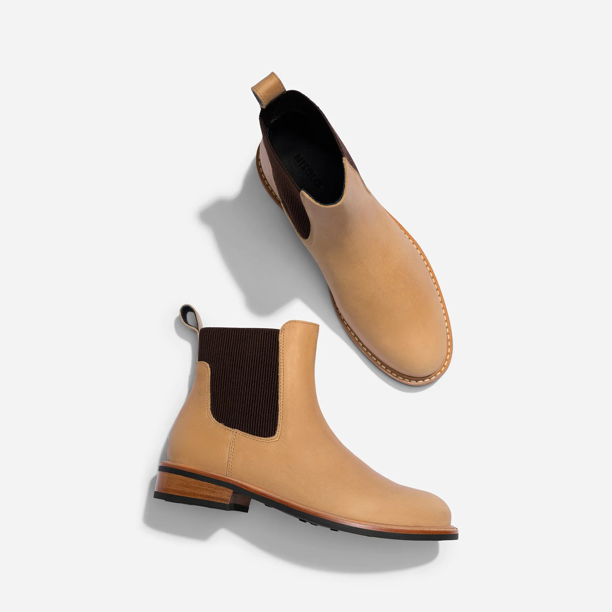 Carmen Chelsea Boot 2.0 Almond -NISOLO