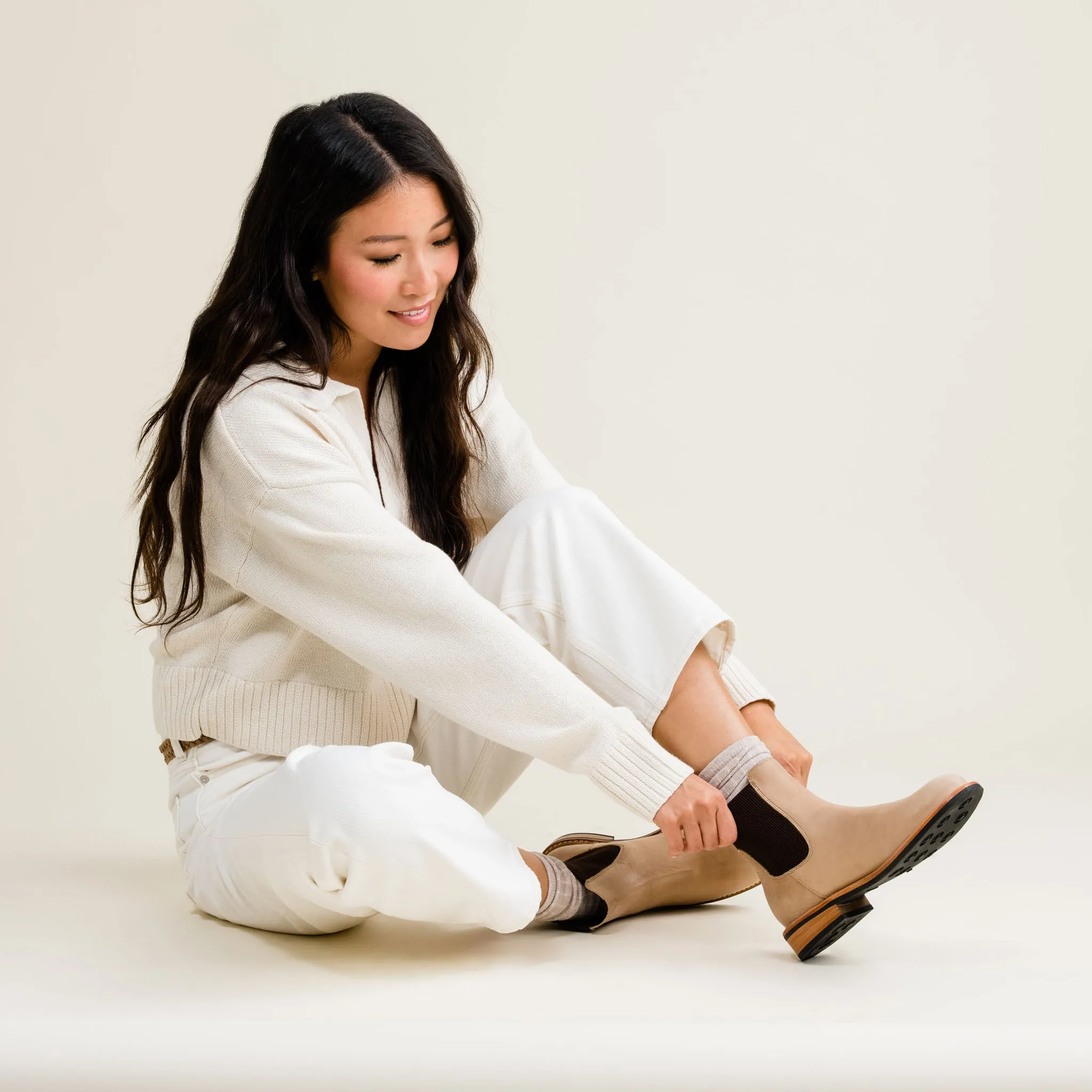 Carmen Chelsea Boot 2.0 Almond -NISOLO