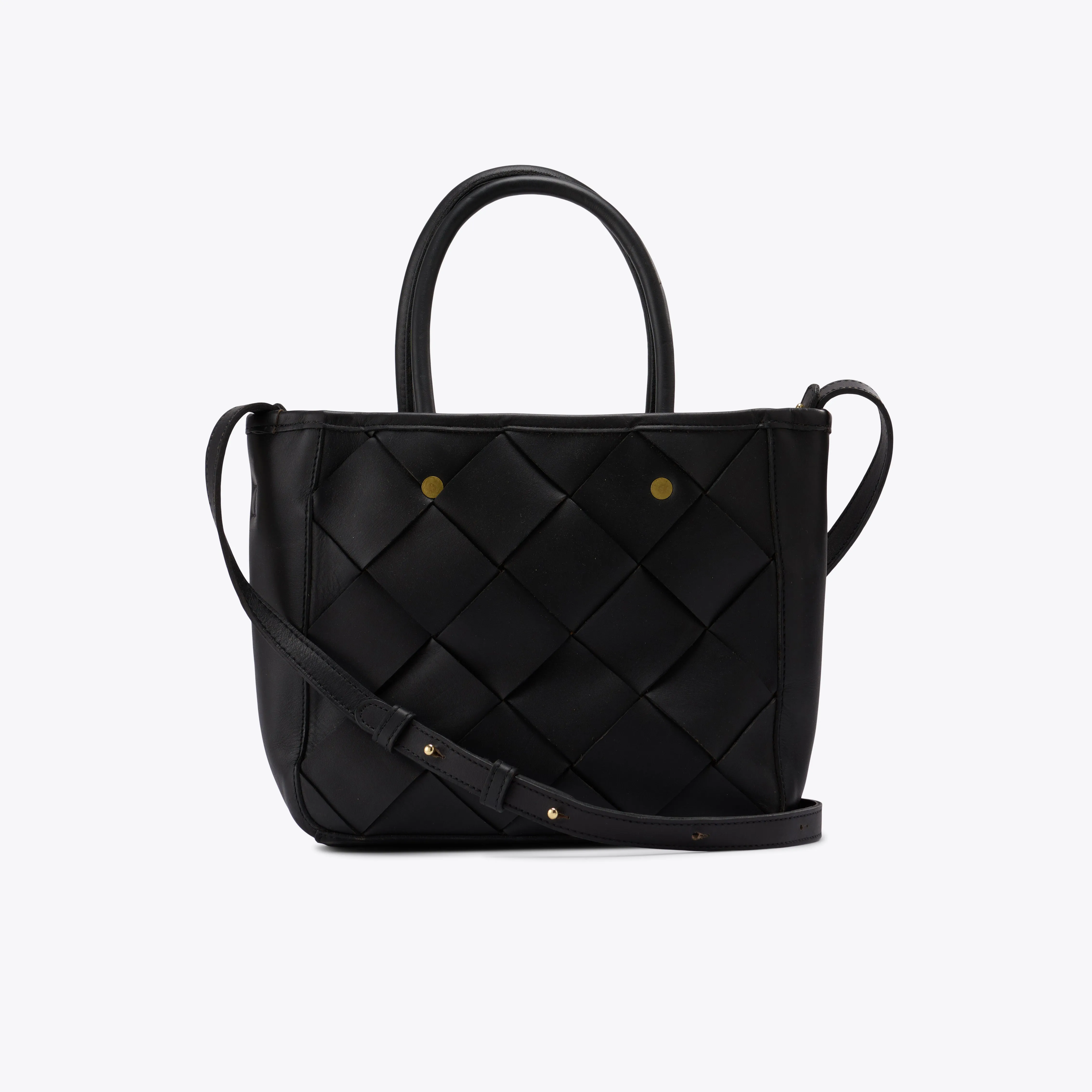 Carry-All Handwoven Satchel Black -NISOLO