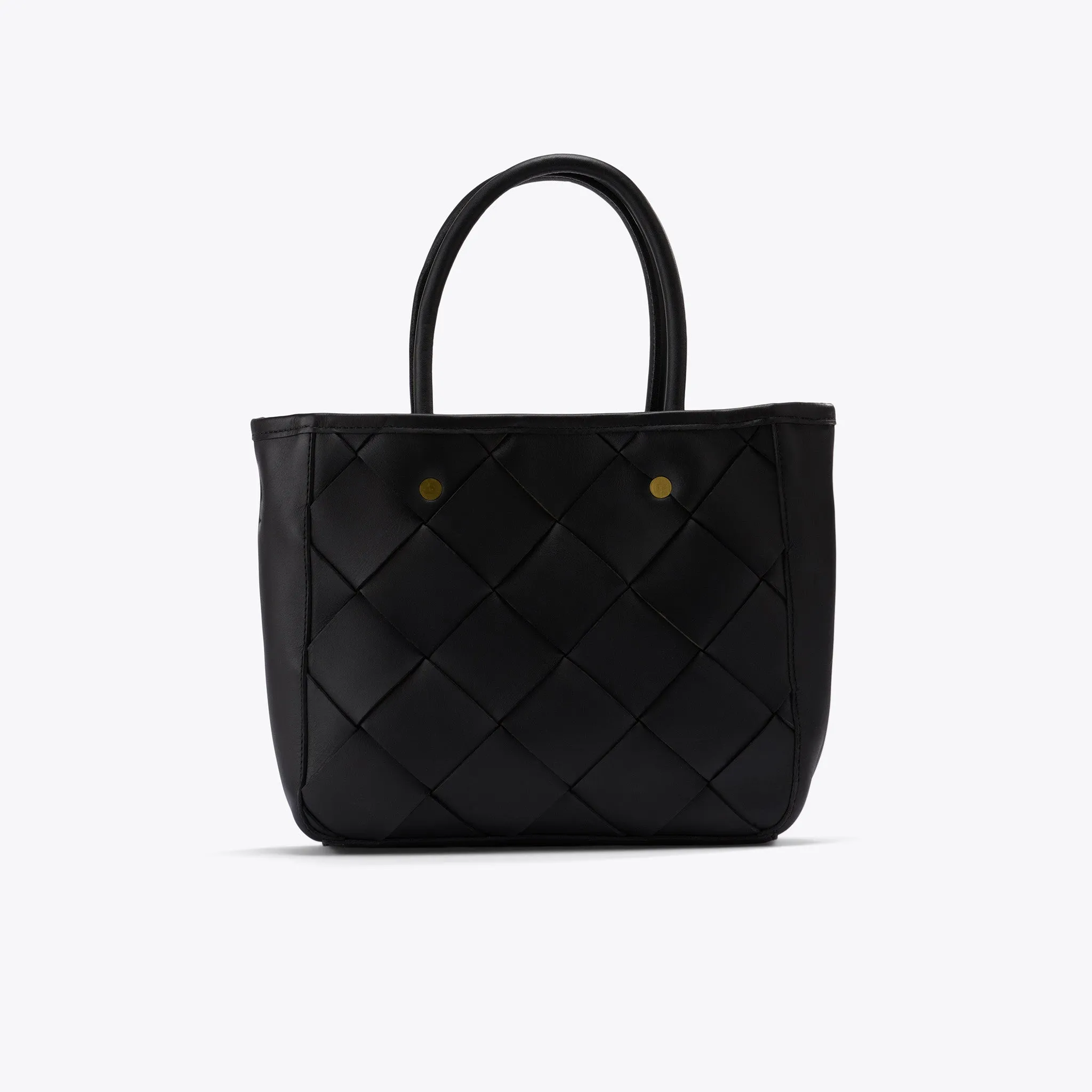 Carry-All Handwoven Satchel Black -NISOLO