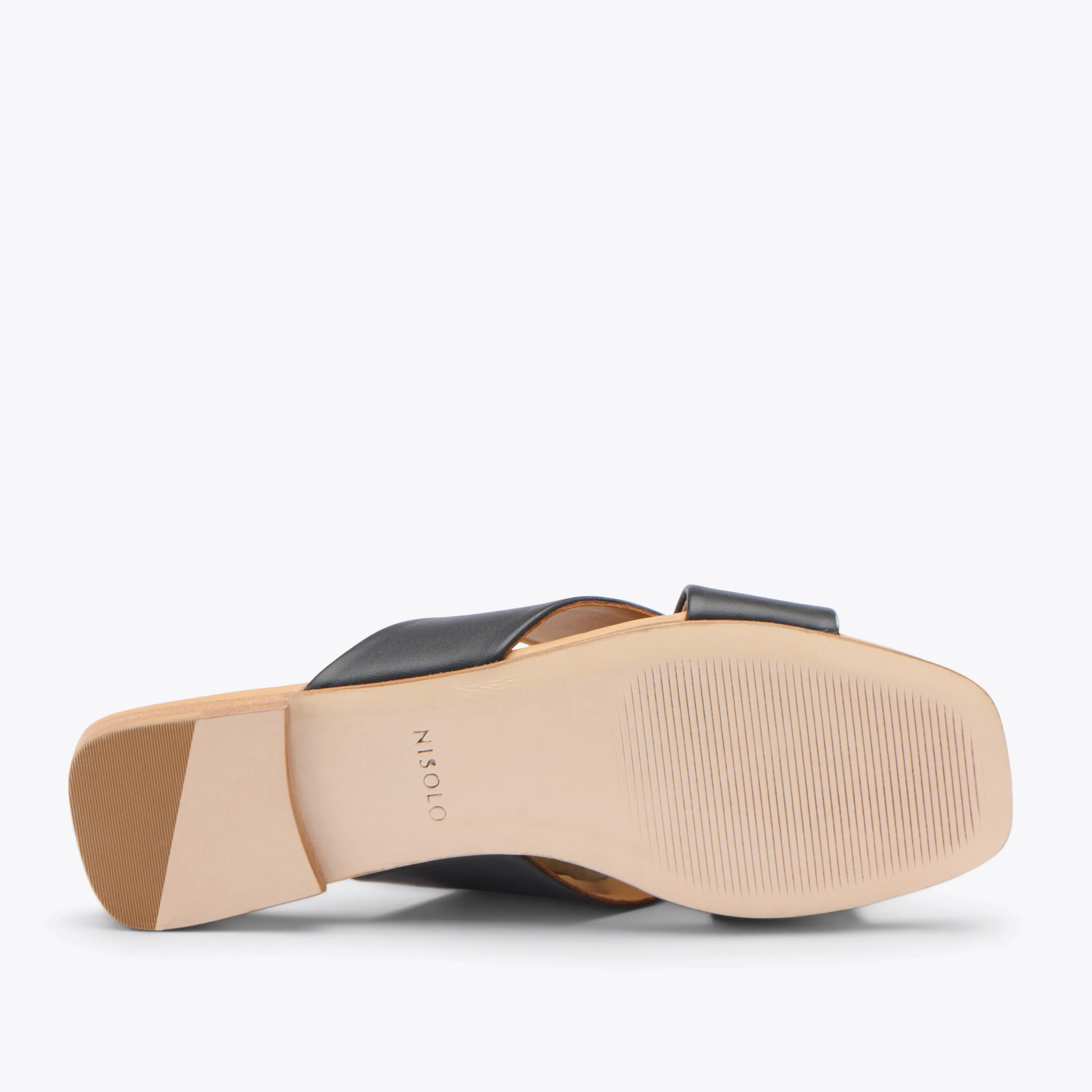 Catalina Slide Sandal Black -NISOLO
