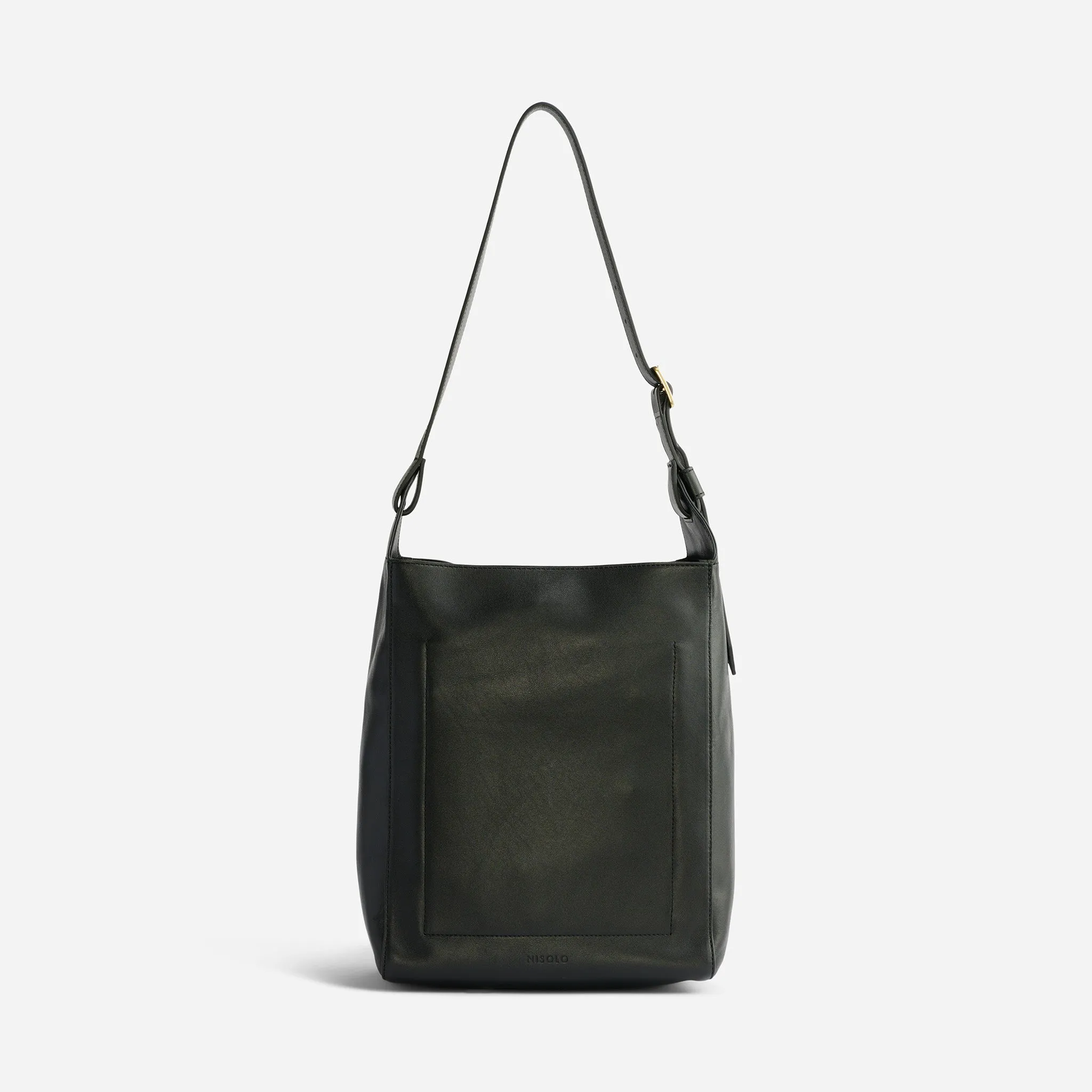 Cecilia Go-To Shoulder Bag Black -NISOLO