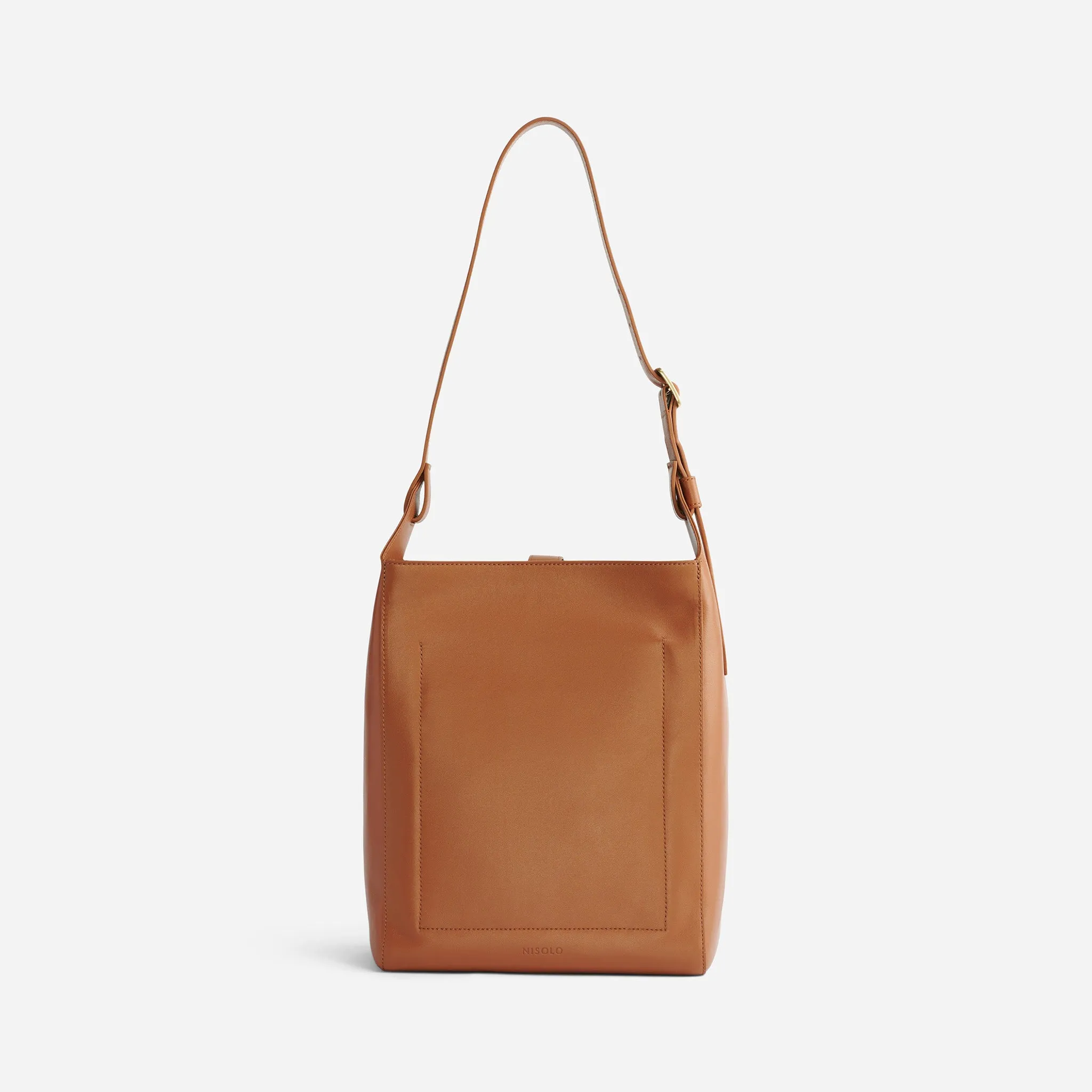 Cecilia Go-To Shoulder Bag Caramel -NISOLO