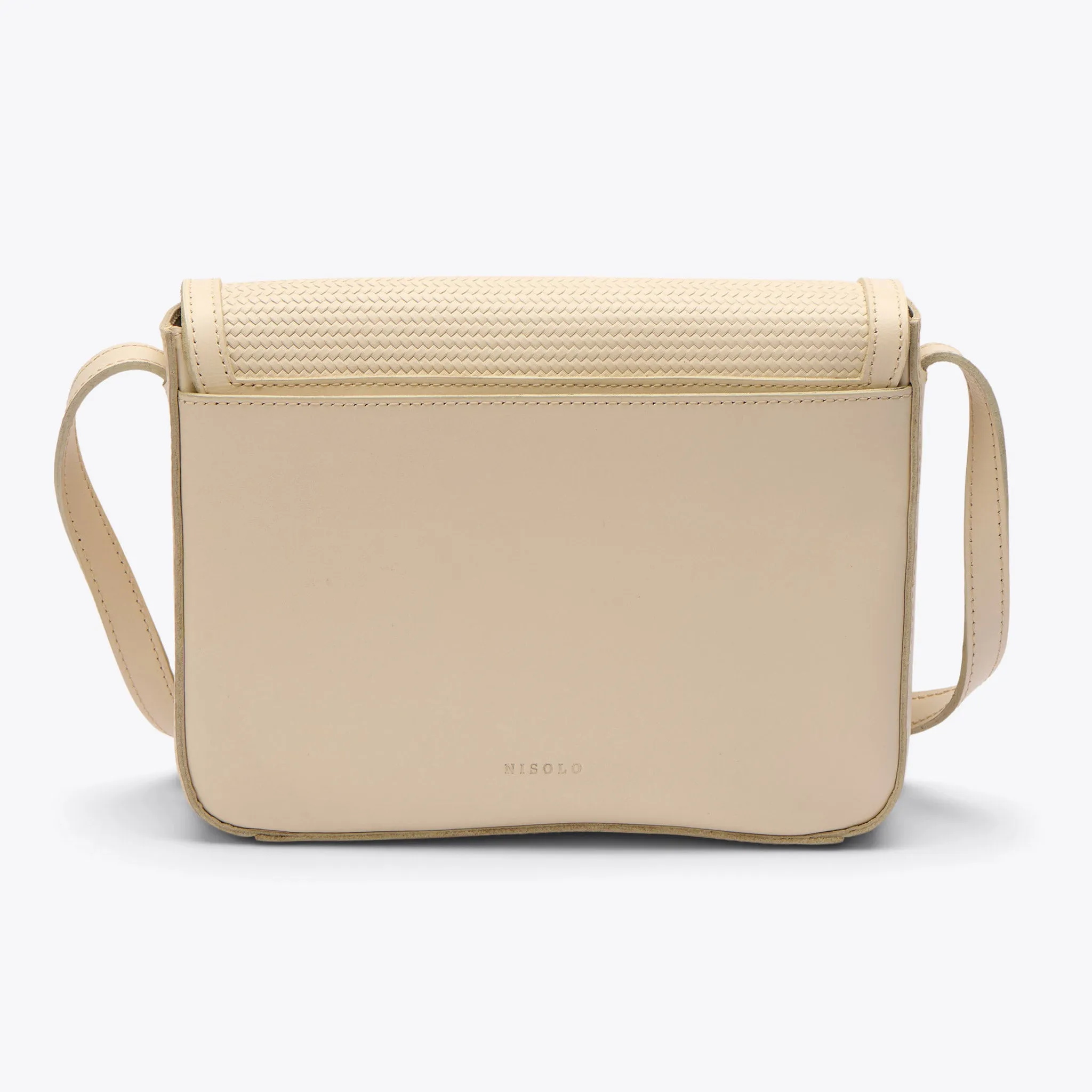 Clara Crossbody Woven Bone -NISOLO