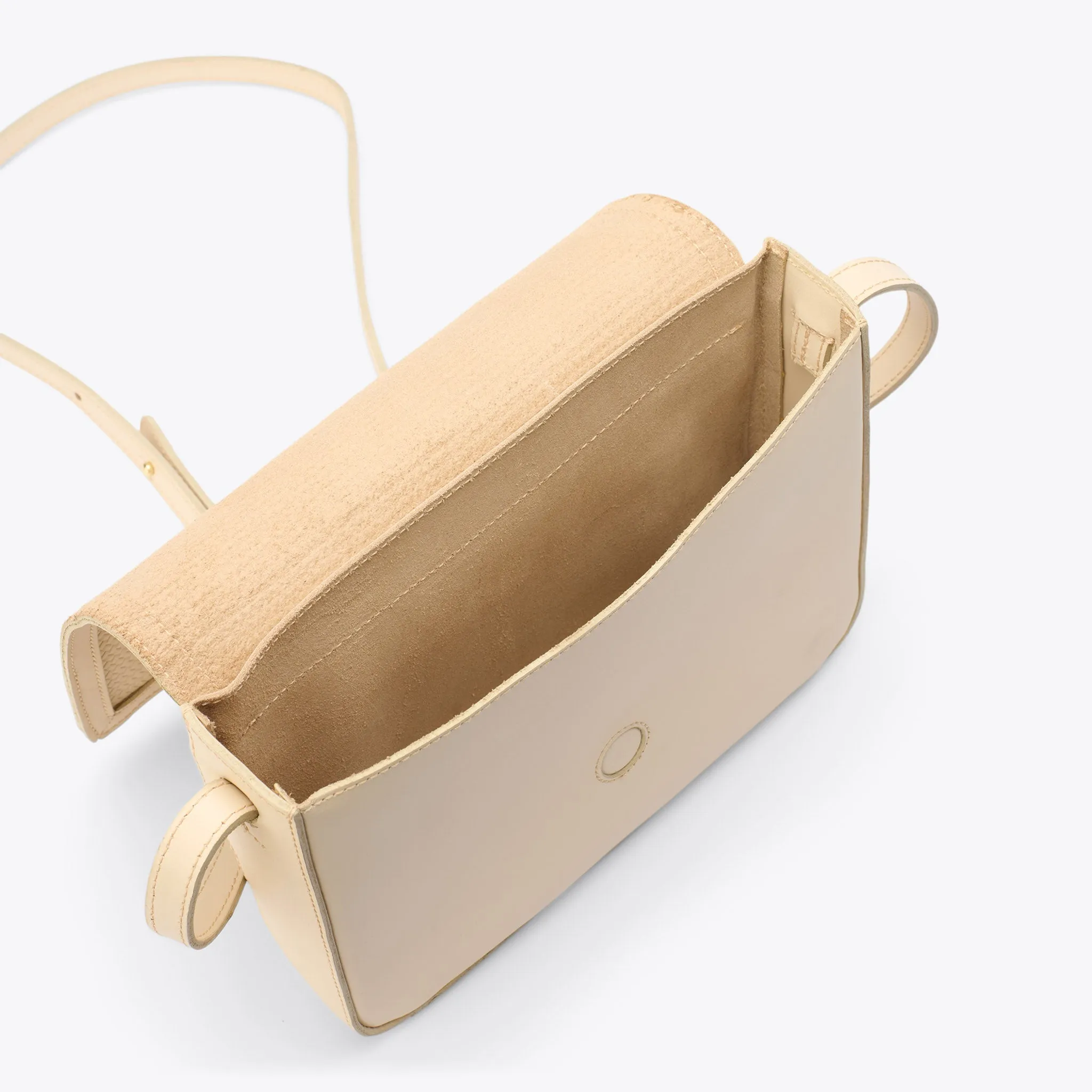 Clara Crossbody Woven Bone -NISOLO