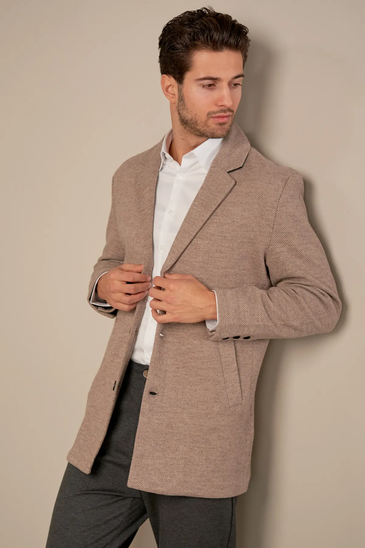 Classic Coat - Sand