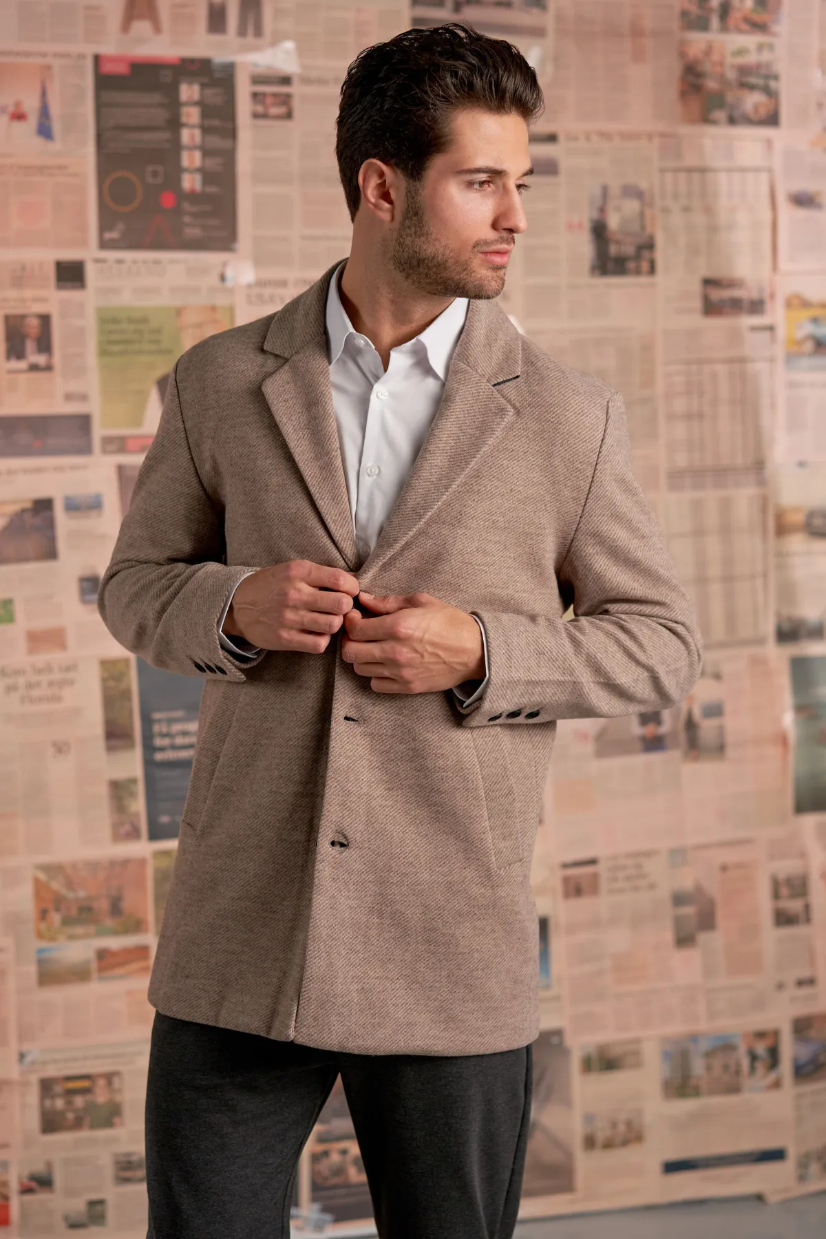 Classic Coat - Sand