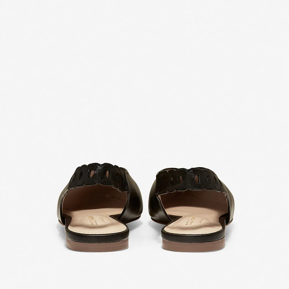 Cole Haan Merrit Skimmer Black Leather Size 6.5
