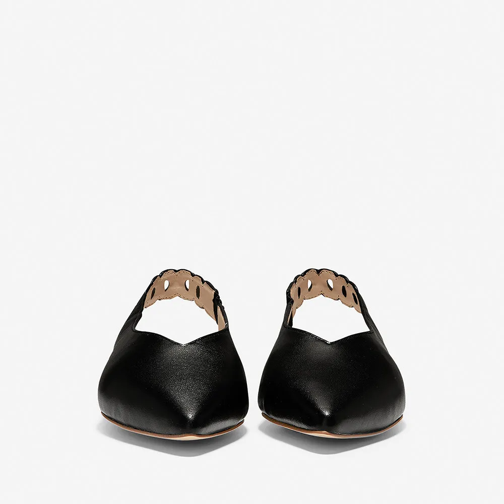 Cole Haan Merrit Skimmer Black Leather Size 6.5