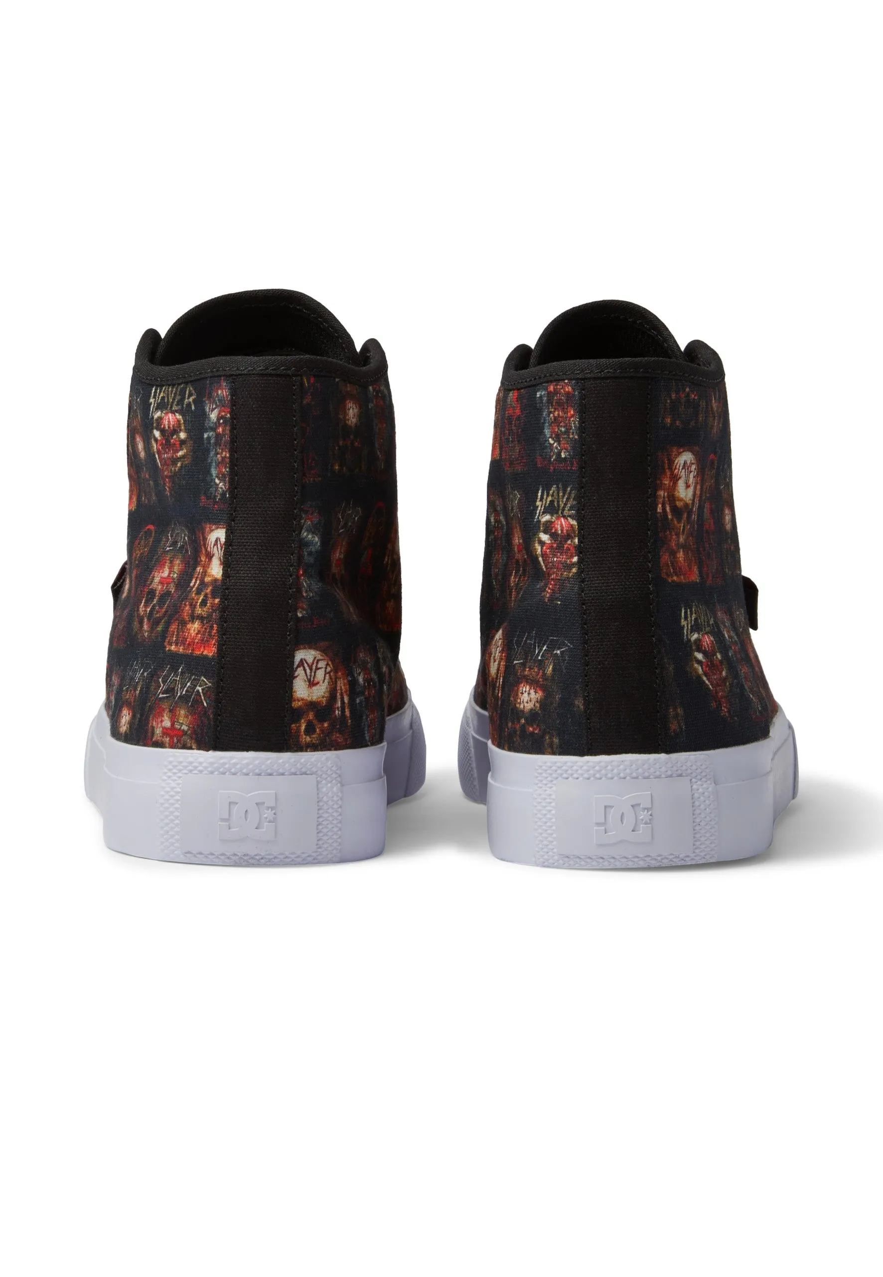 DC x Slayer - Manual Hi Black/White Print - Shoes