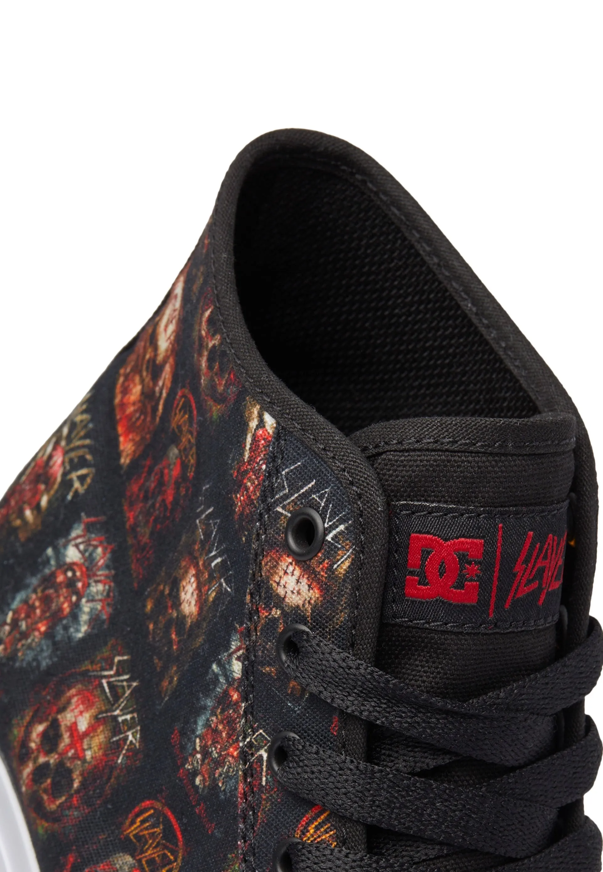 DC x Slayer - Manual Hi Black/White Print - Shoes