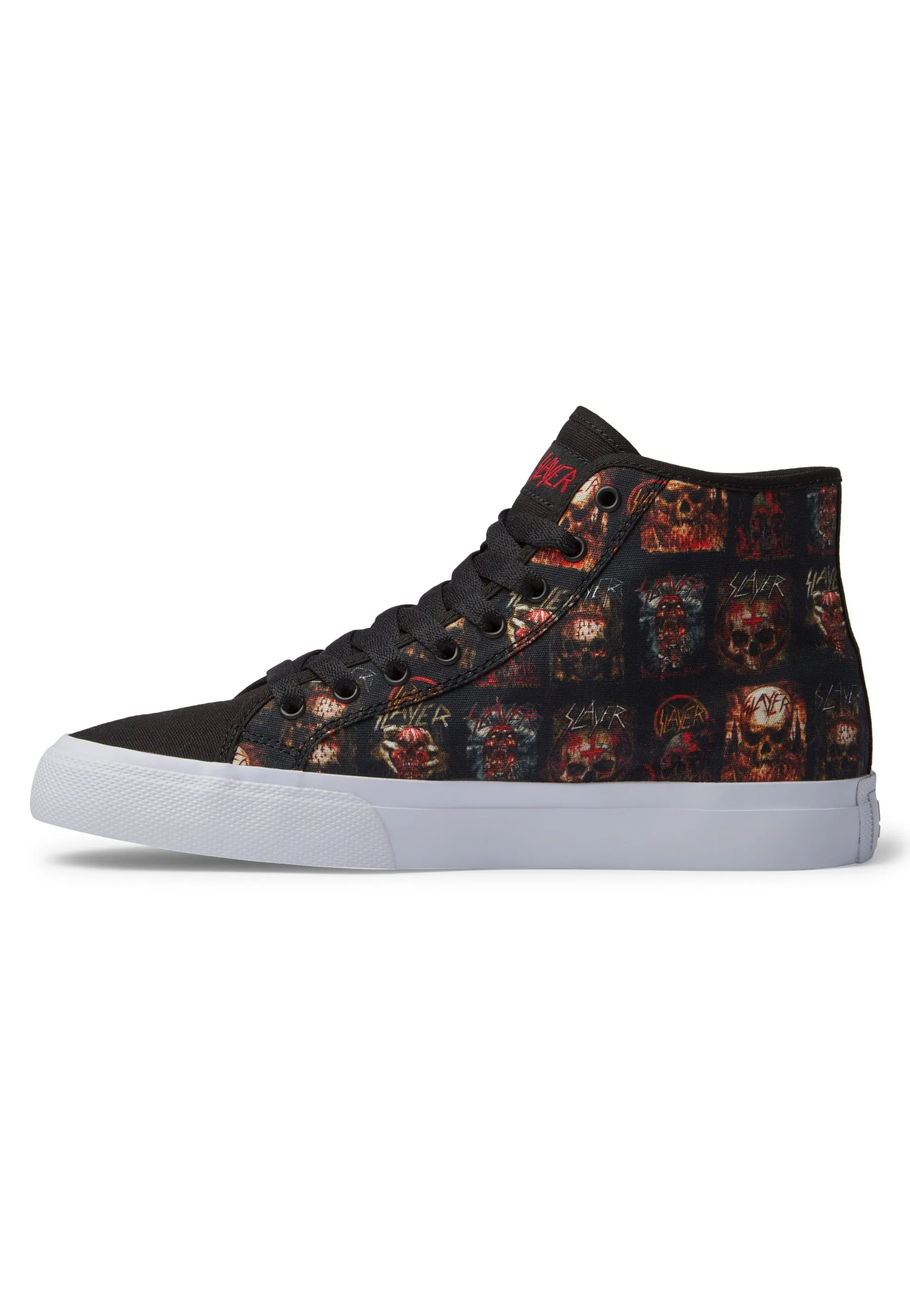 DC x Slayer - Manual Hi Black/White Print - Shoes