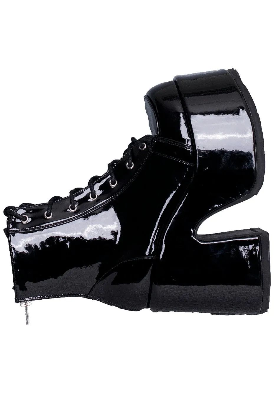 DemoniaCult - Camel 203 Chunky Heel Black - Girl Shoes