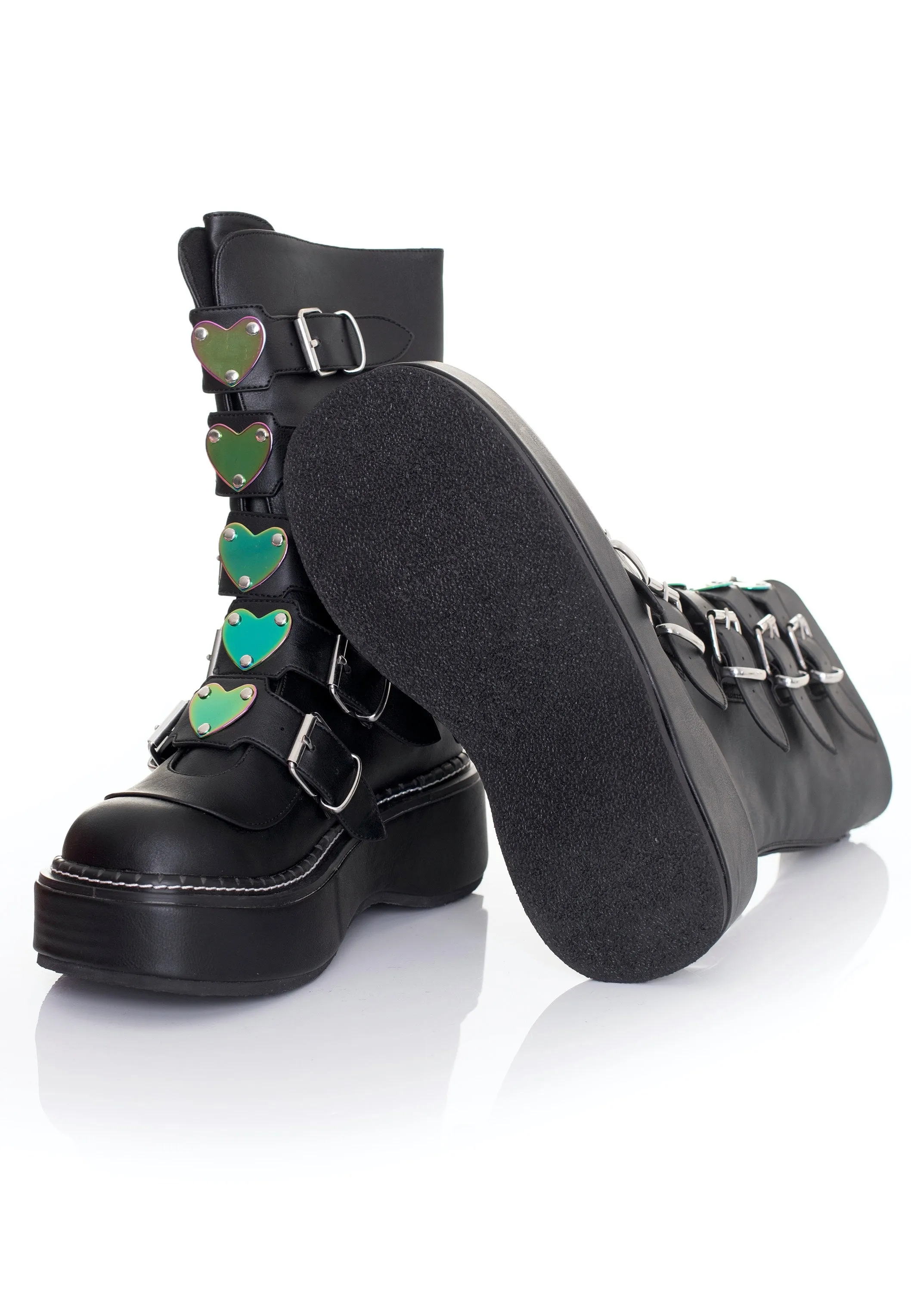 DemoniaCult - Emily 330 Vegan Leather Black - Girl Shoes