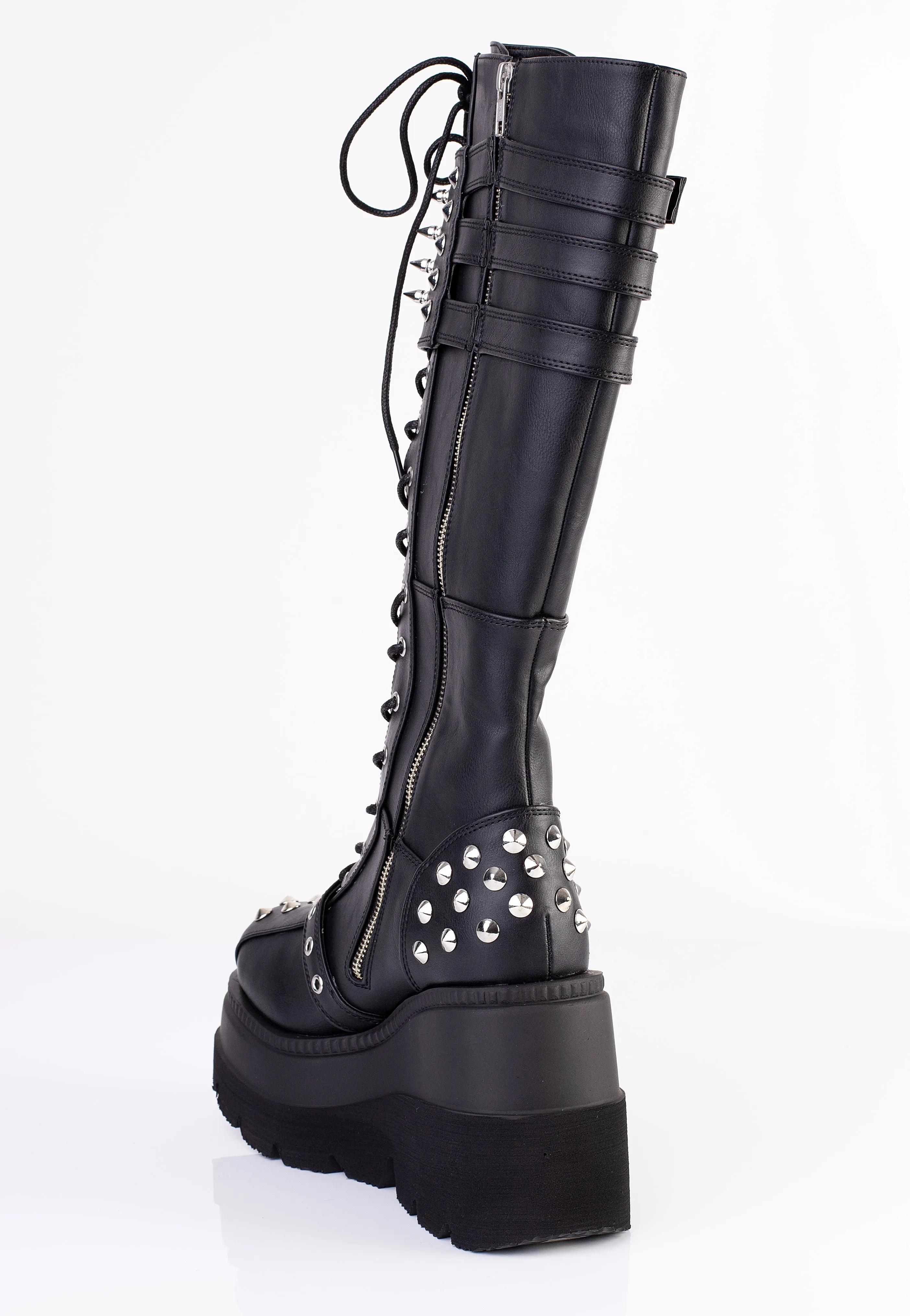DemoniaCult - Shaker 225 Black Vegan Leather - Girl Shoes