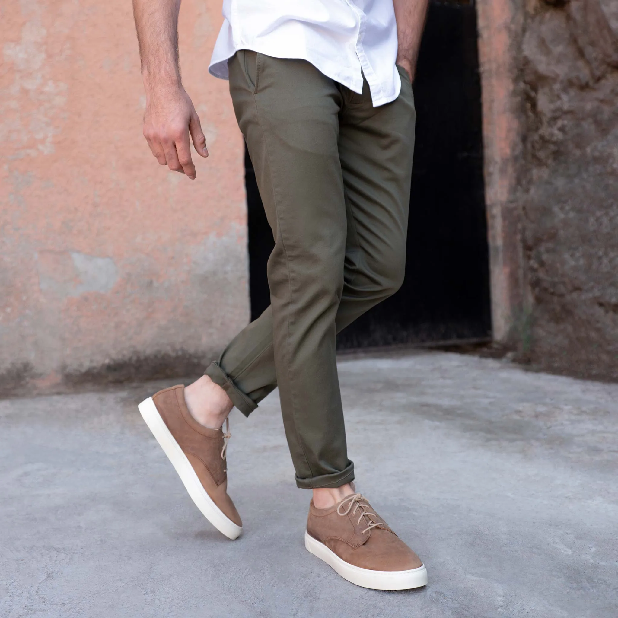 Diego Everyday Sneaker Tobacco -NISOLO