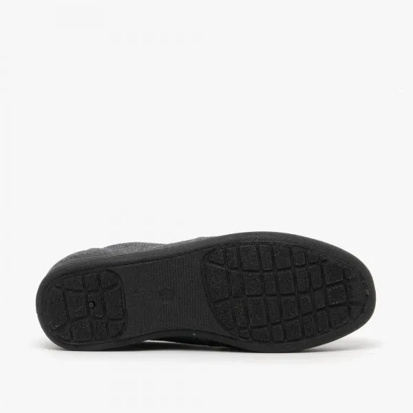 Dr Keller DEREK Mens Full Slippers Grey