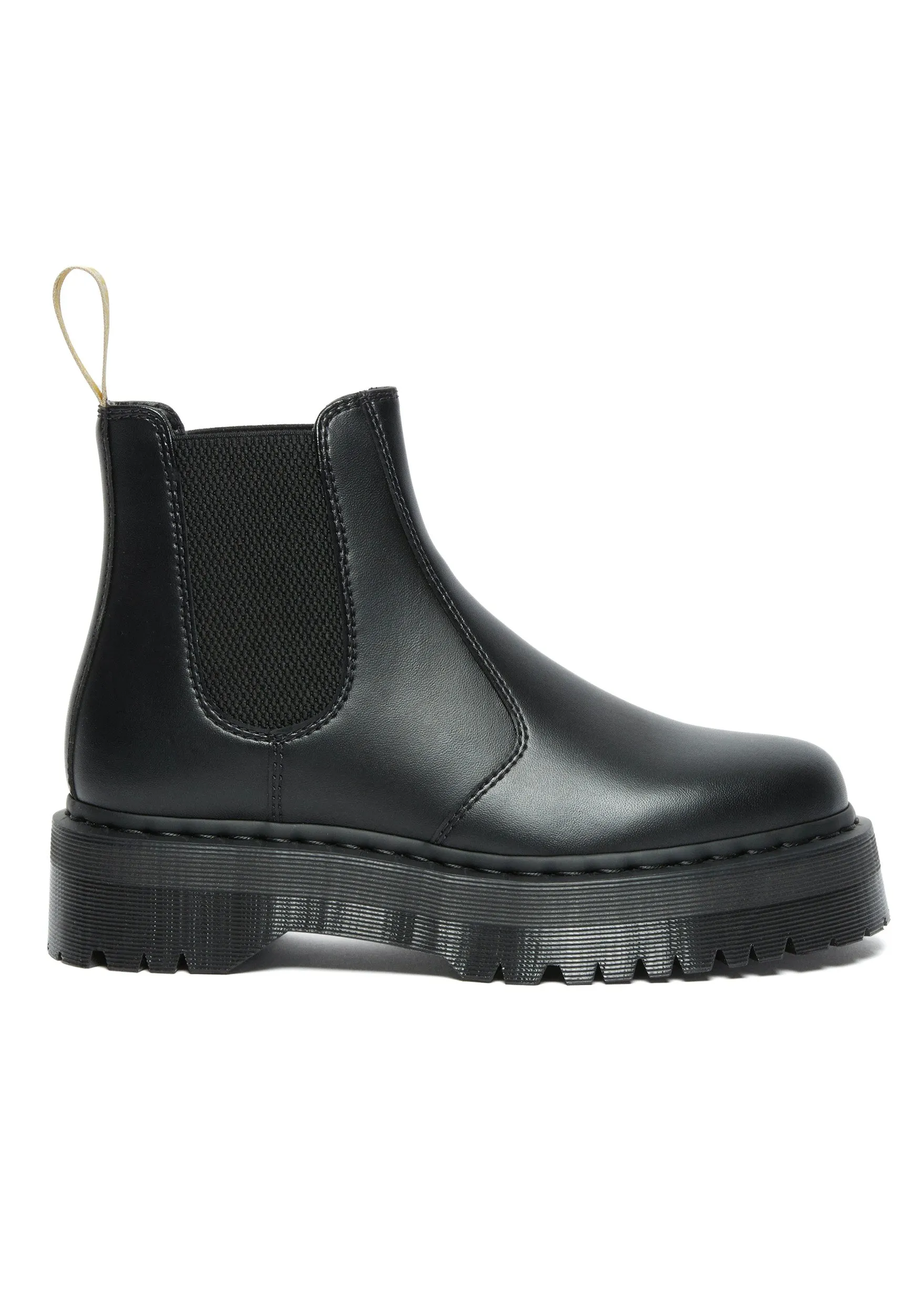 Dr. Martens - V 2976 Quad Mono Black Felix Rub Off - Girl Shoes