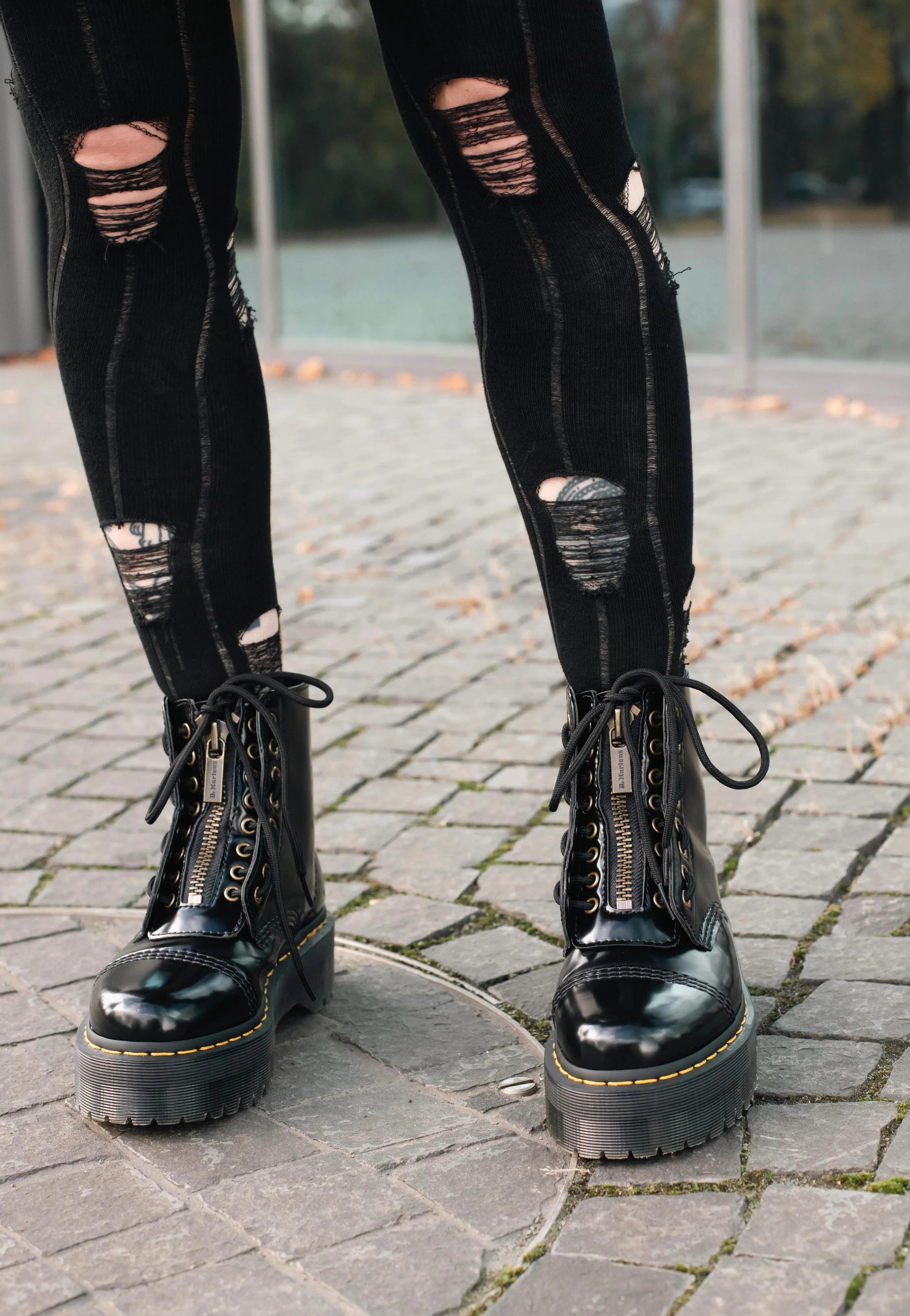 Dr. Martens - Vegan Sinclair Black Oxford - Girl Shoes