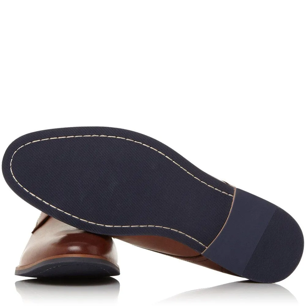 Dune Suffolks Leather Smart Gibson Shoes