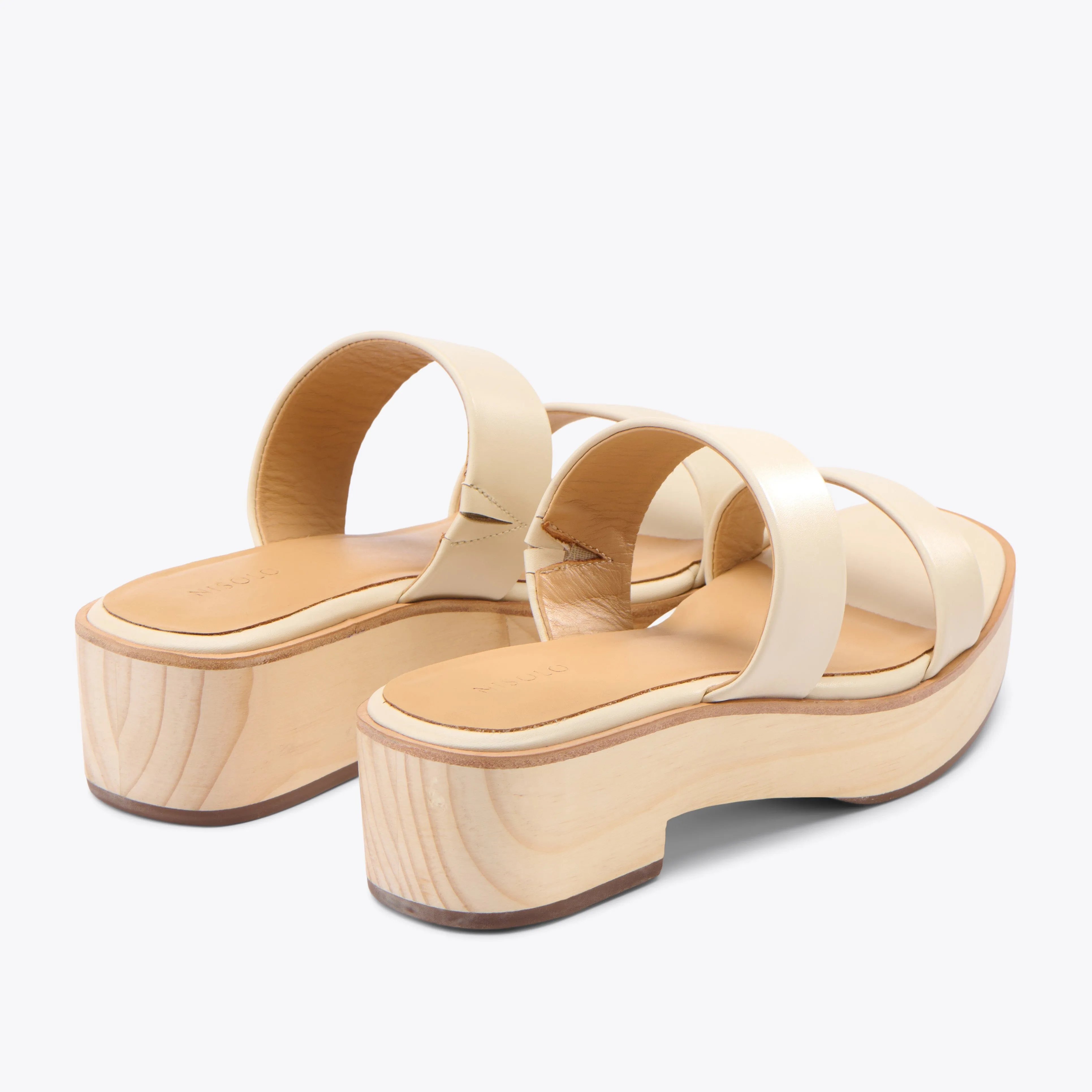 Ellie All-Day Clog Bone -NISOLO