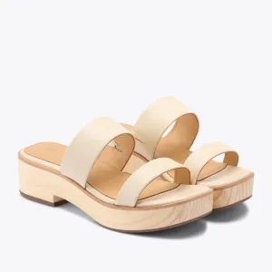 Ellie All-Day Clog Bone -NISOLO