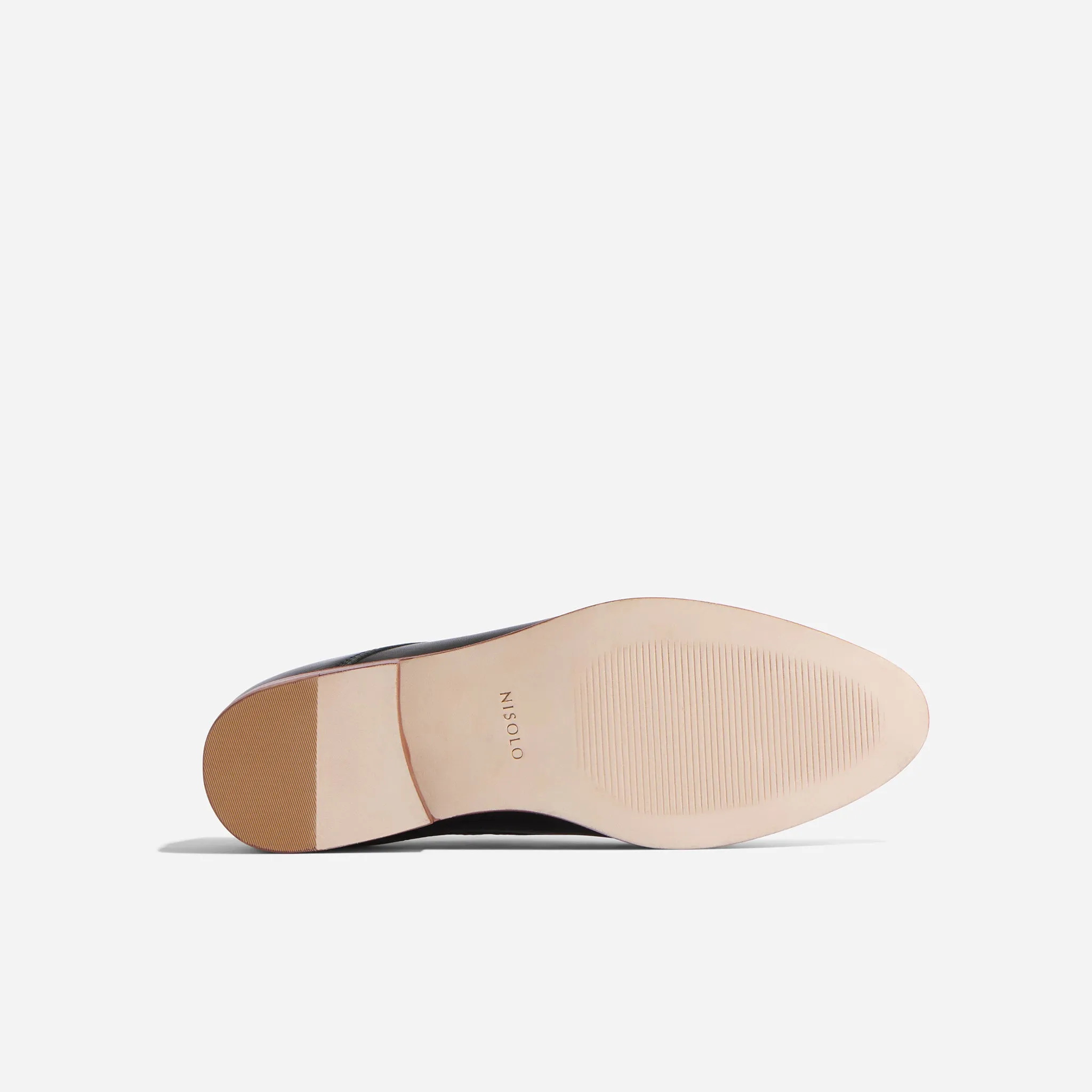 Emilia Cap Toe Oxford Black -NISOLO