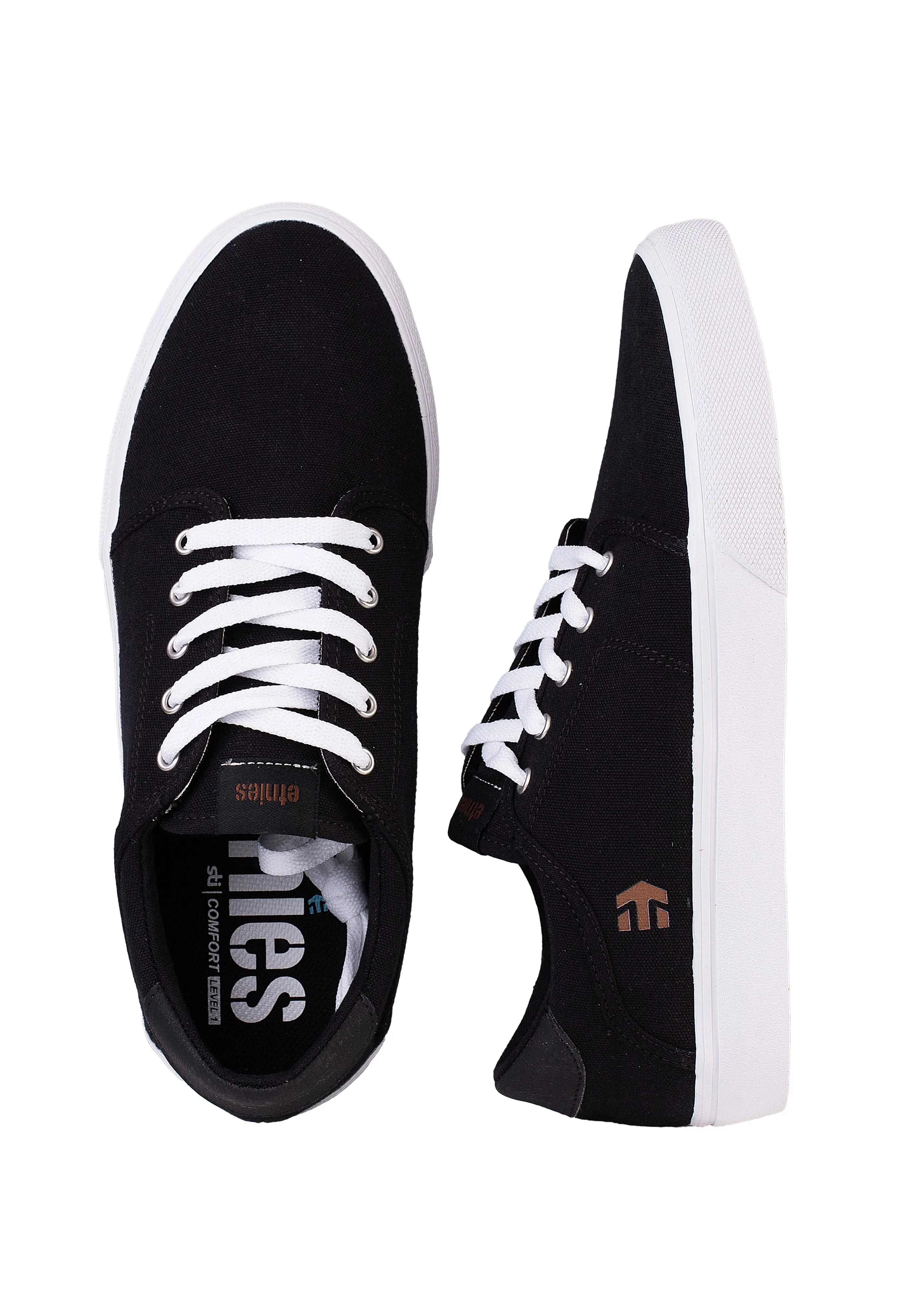 Etnies - Barge Slim Black/White/Silver - Shoes