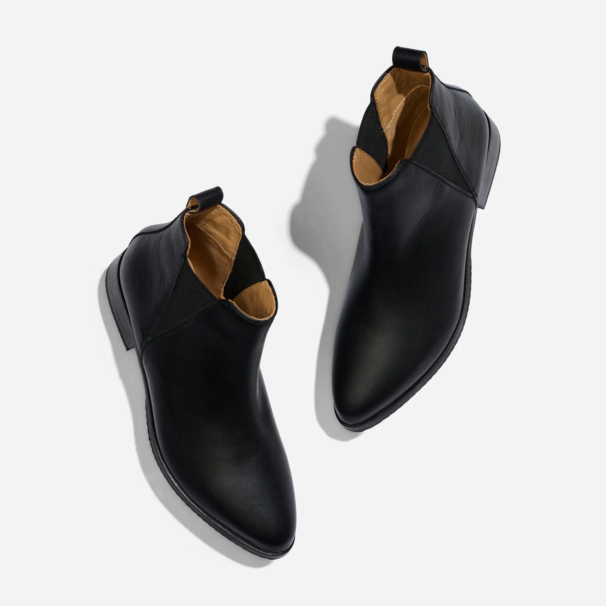 Eva Everyday Chelsea Boot Black/Black -NISOLO
