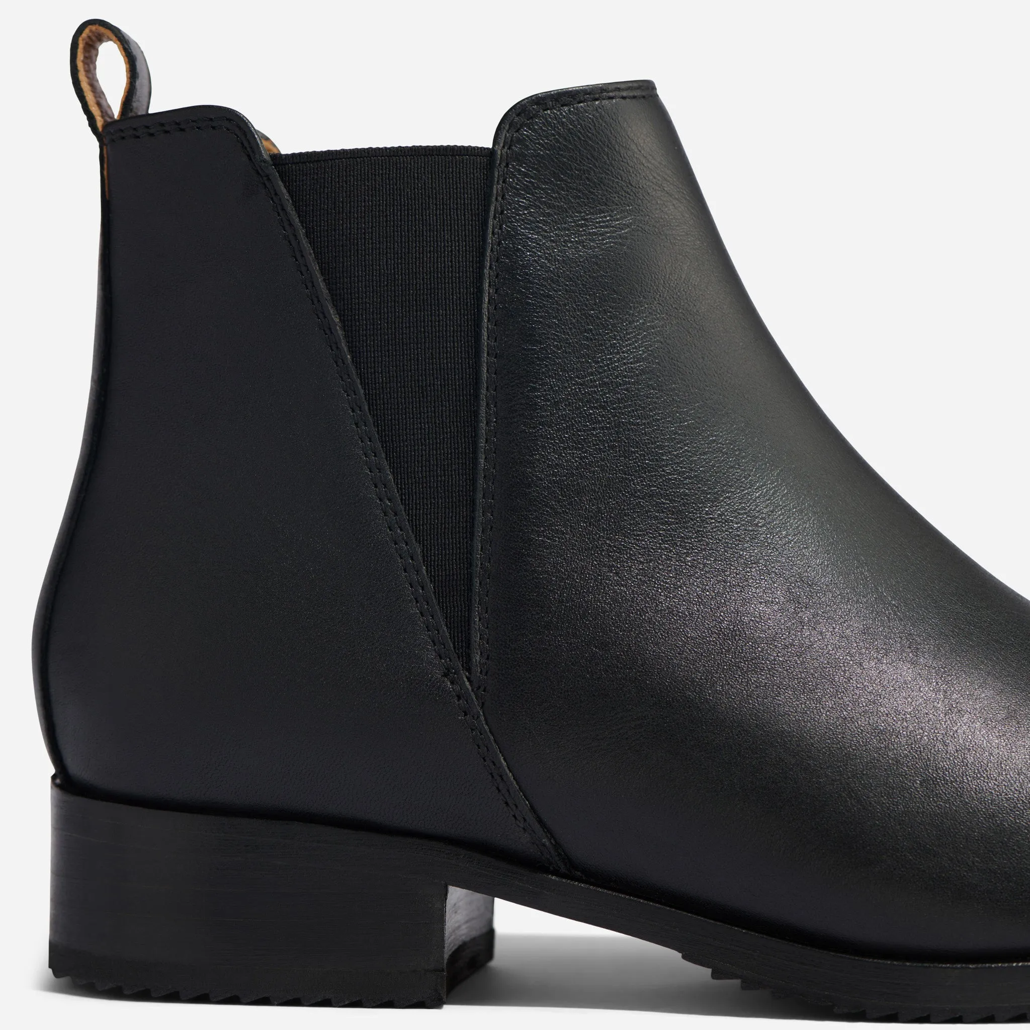 Eva Everyday Chelsea Boot Black/Black -NISOLO