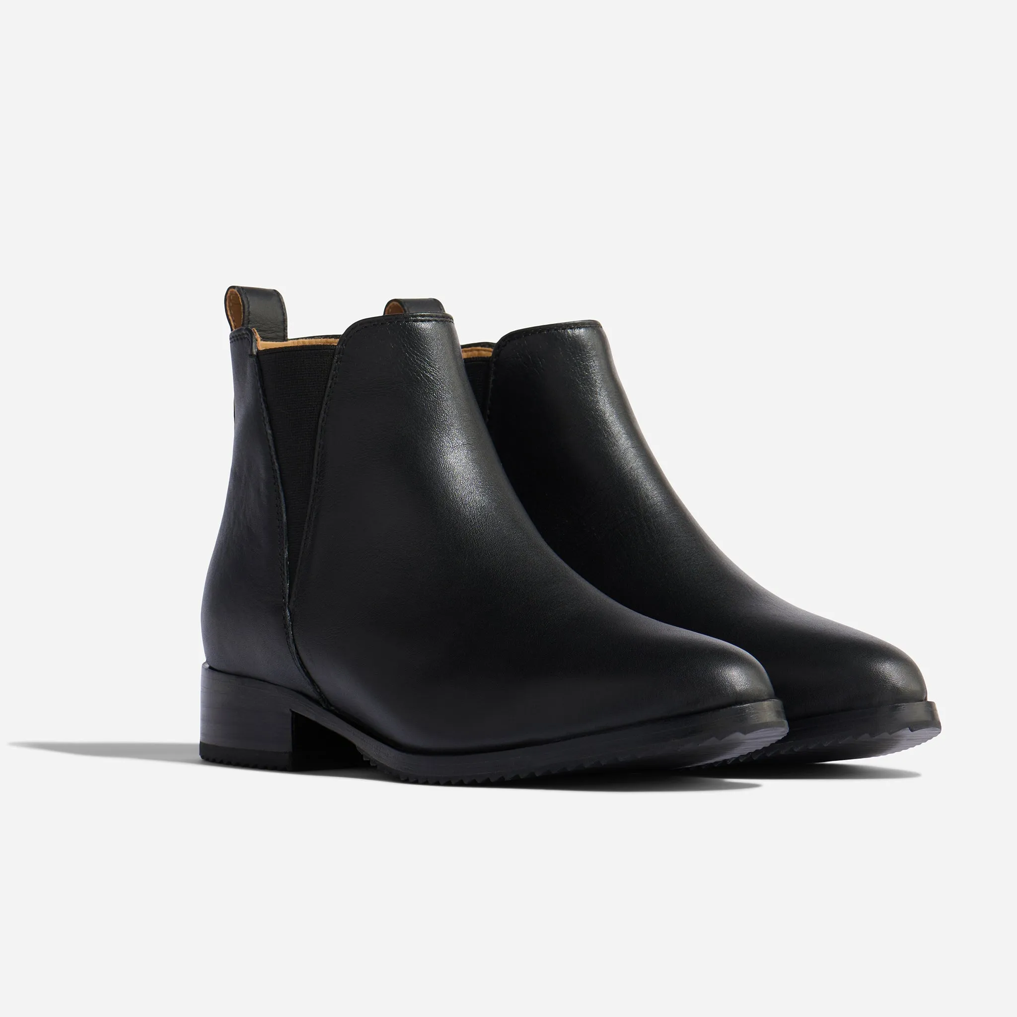 Eva Everyday Chelsea Boot Black/Black -NISOLO