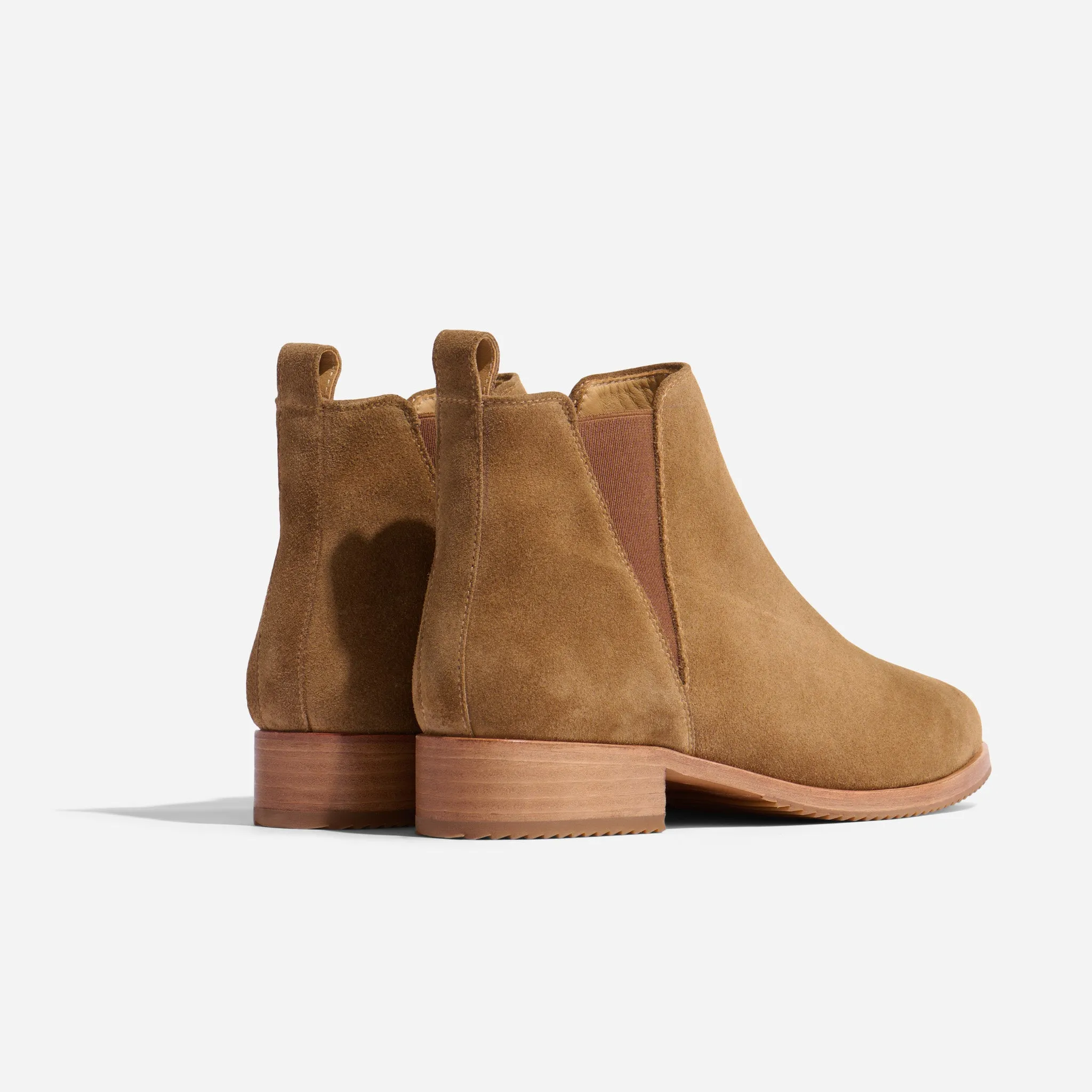 Eva Everyday Chelsea Boot Taupe Suede -NISOLO