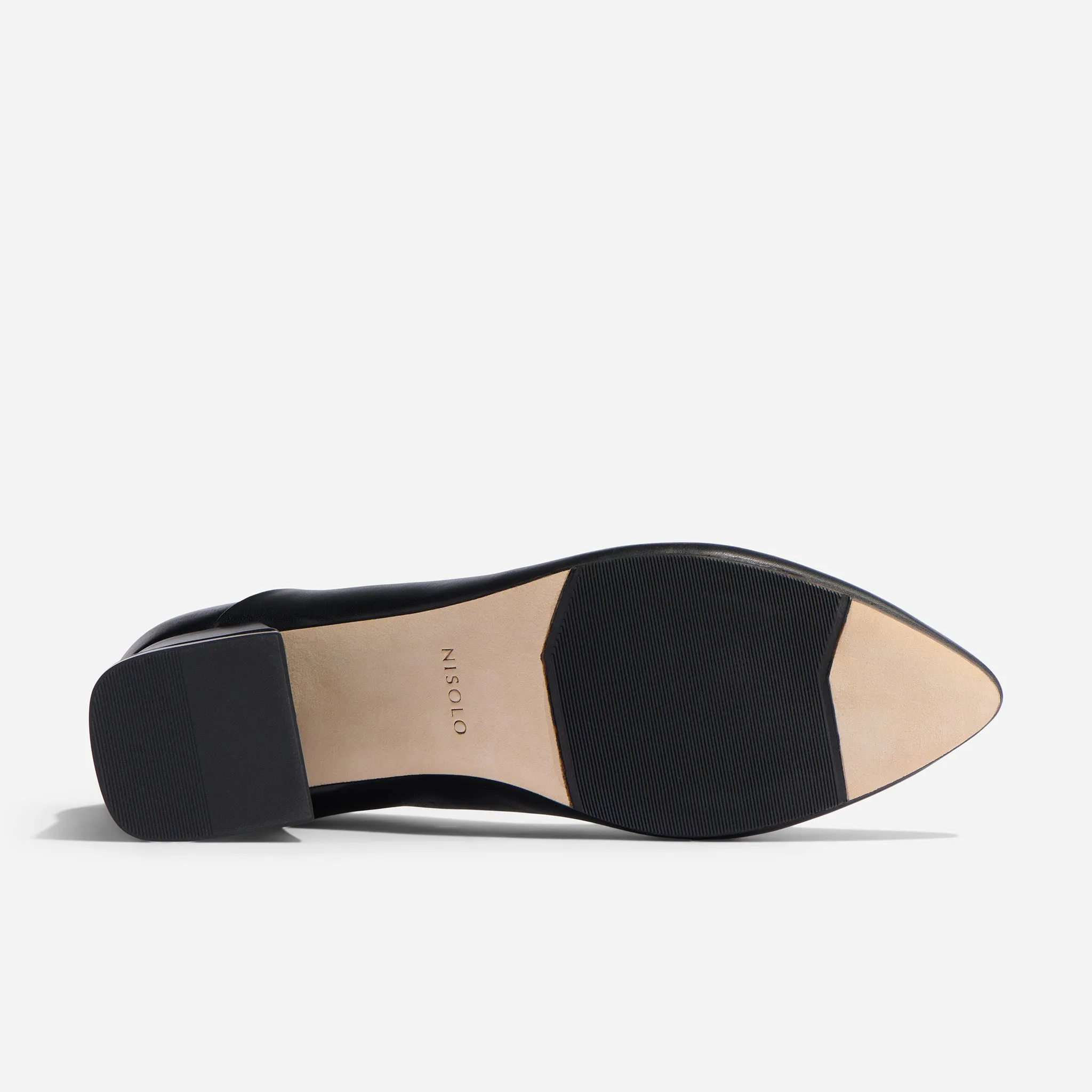 Fiorela Go-To Mid Heel Black -NISOLO