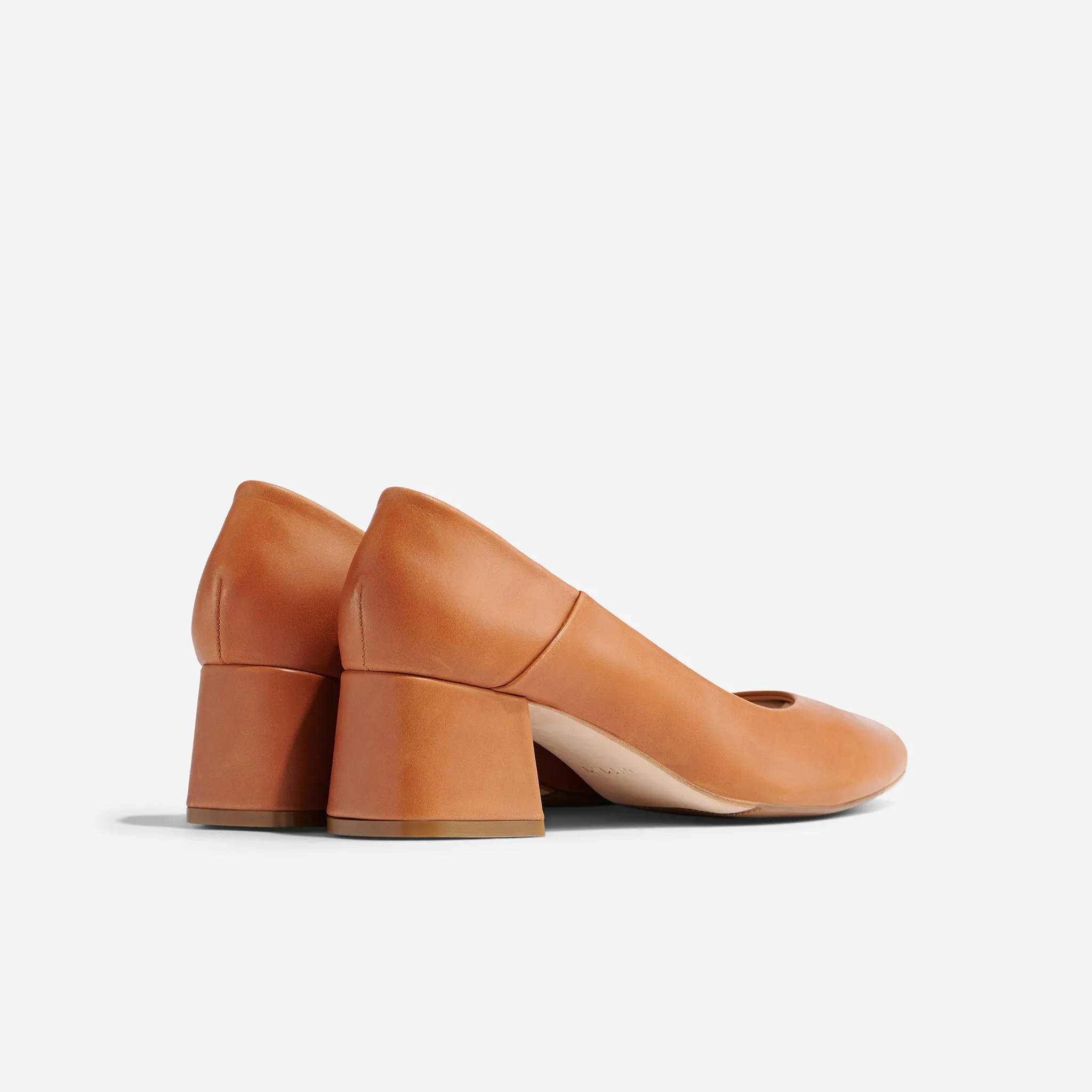 Fiorela Go-To Mid Heel Caramel -NISOLO