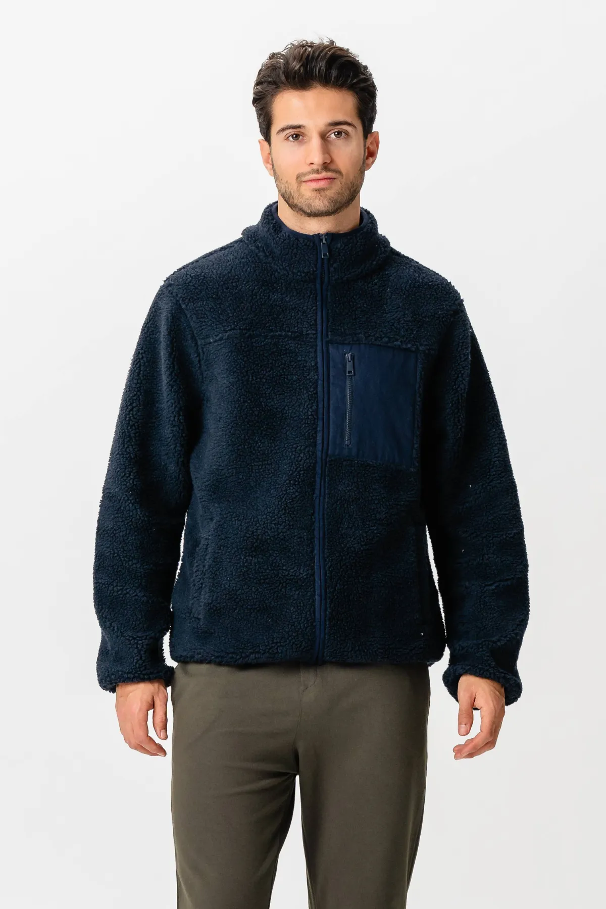 Fleece Jacket - Navy