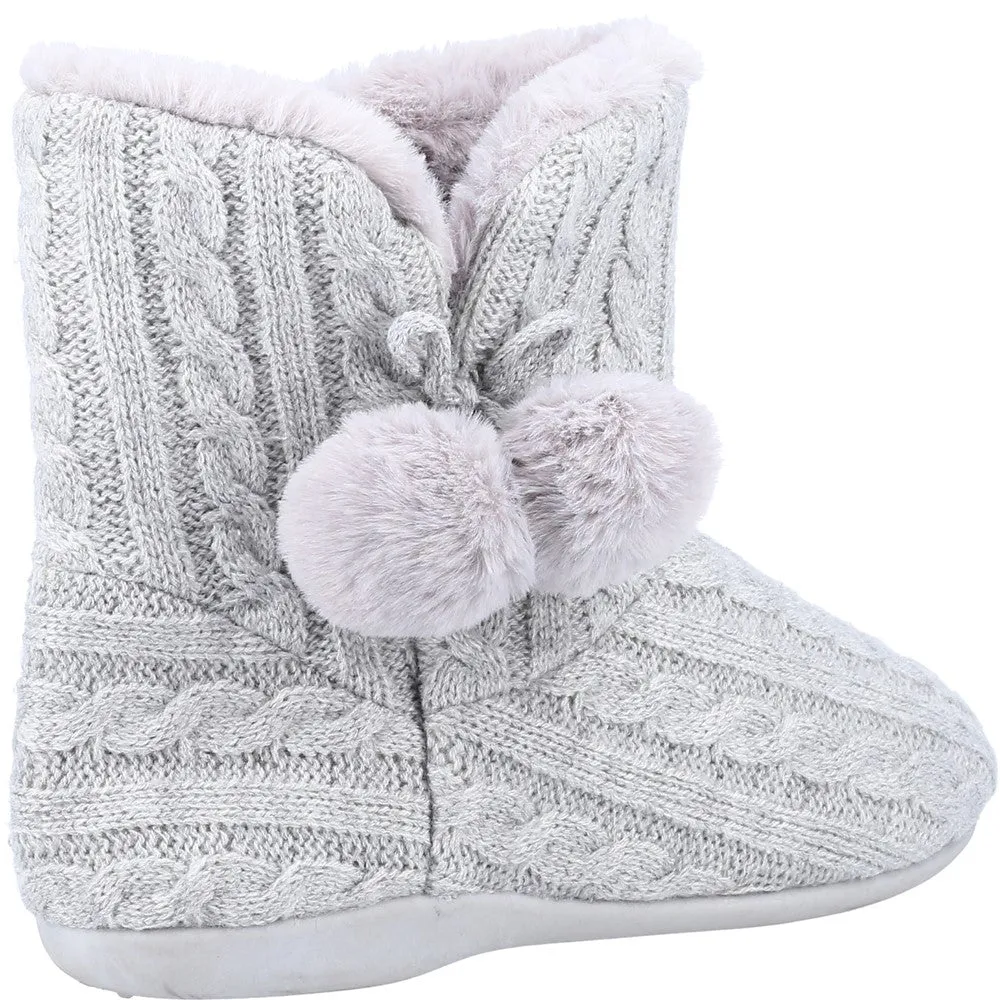 Fleet & Foster Apple Knitted Bootie Slipper