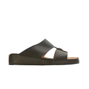 Fratelli Rossetti Plus Vitello Forato Black Sandal