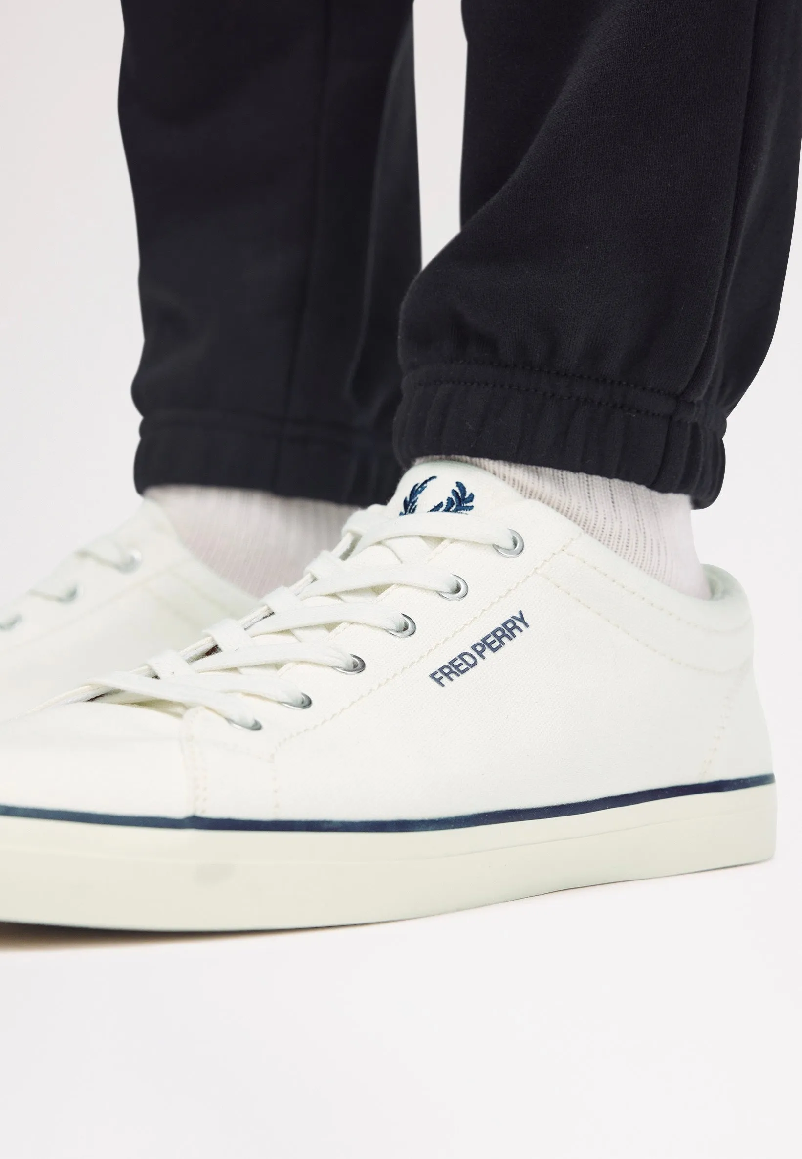 Fred Perry - Baseline Canvas Snow White - Shoes