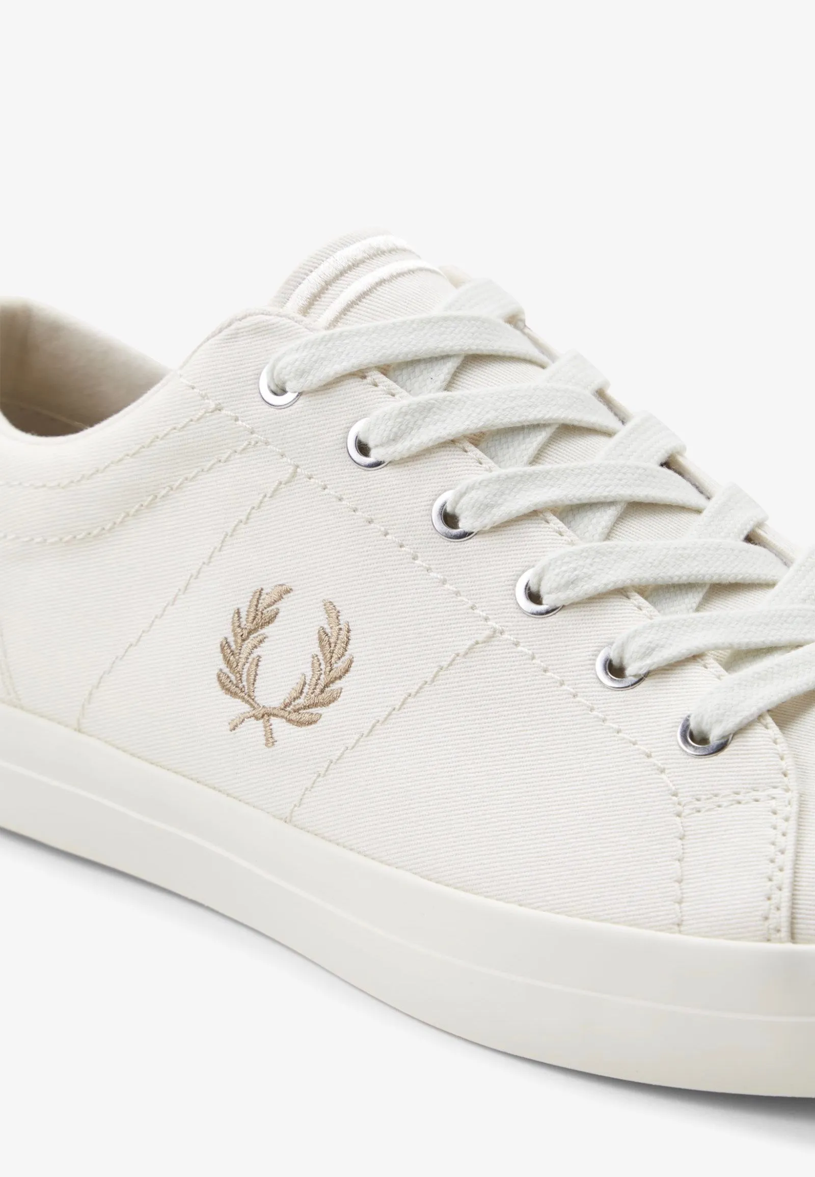 Fred Perry - Baseline Twill Ecru/Warm Stone - Shoes