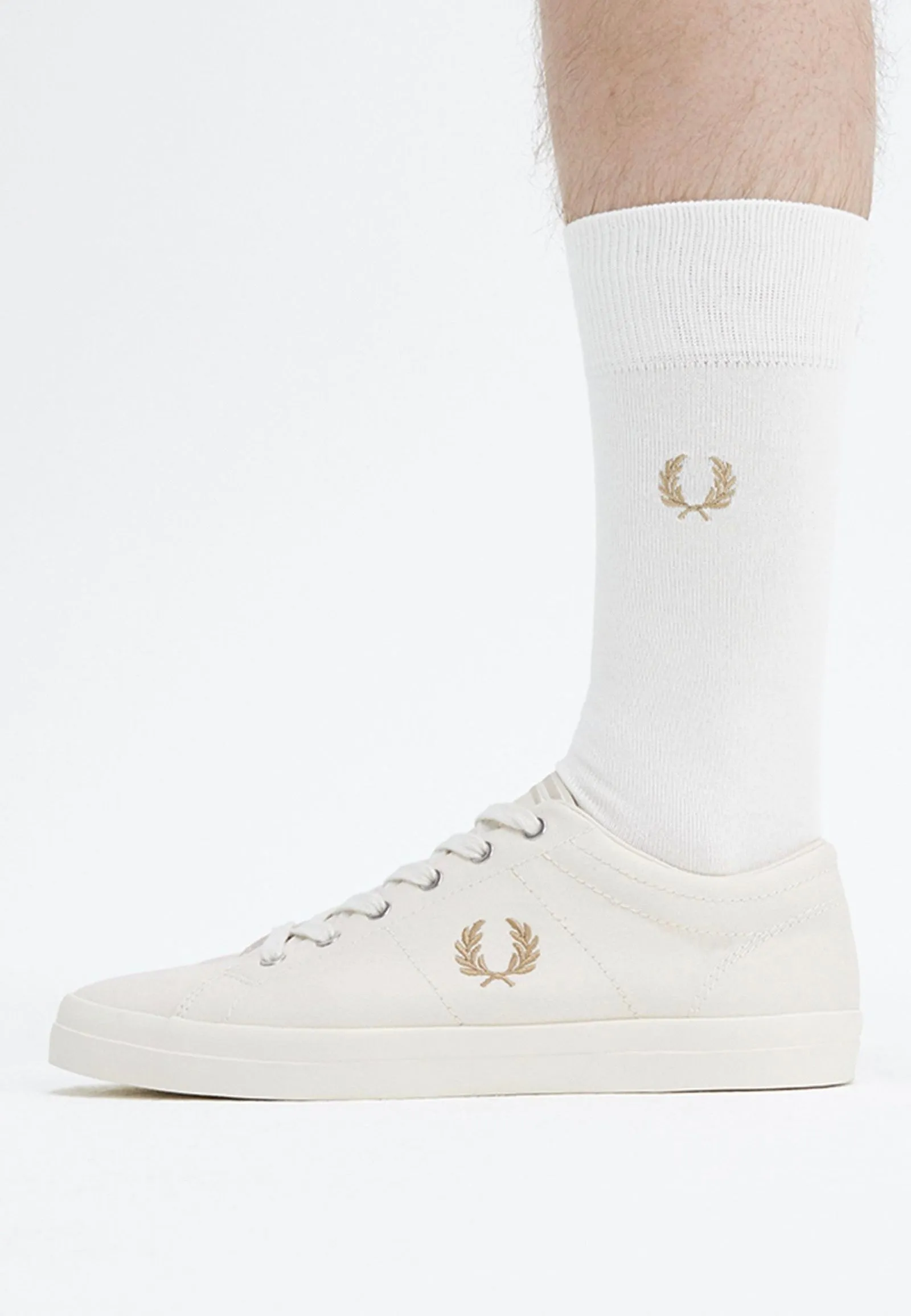 Fred Perry - Baseline Twill Ecru/Warm Stone - Shoes